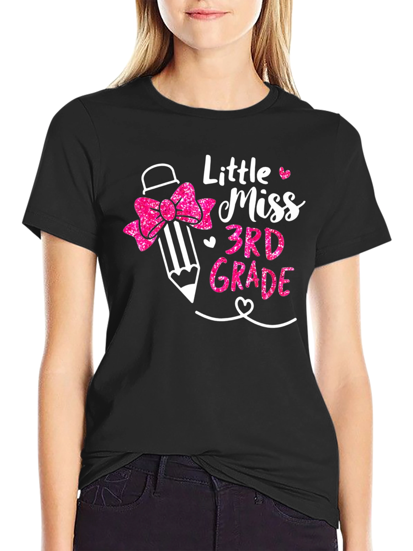 Little Miss 3rd Grade T-Shirt Back to School Outfit