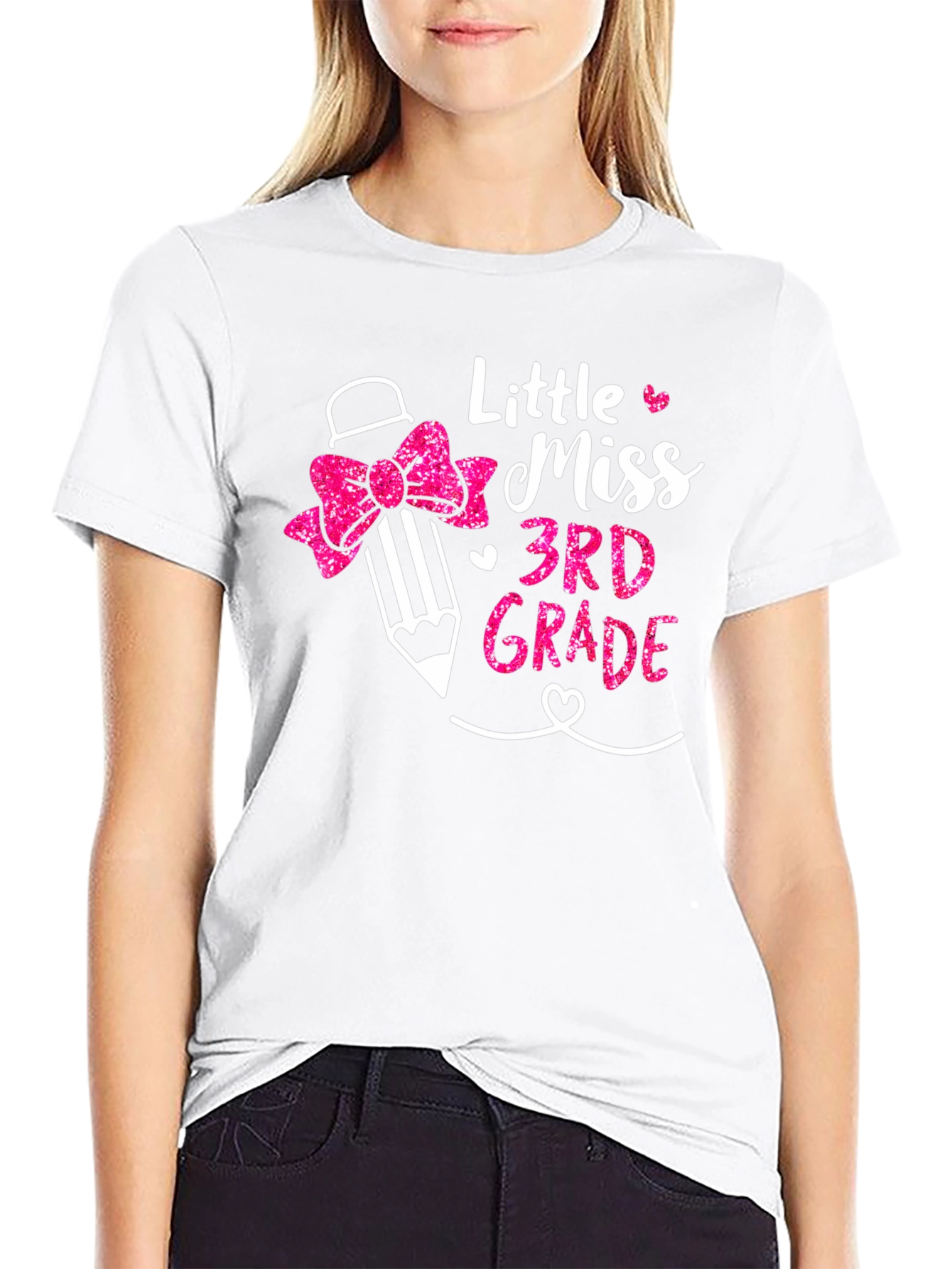 Little Miss 3rd Grade T-Shirt Back to School Outfit