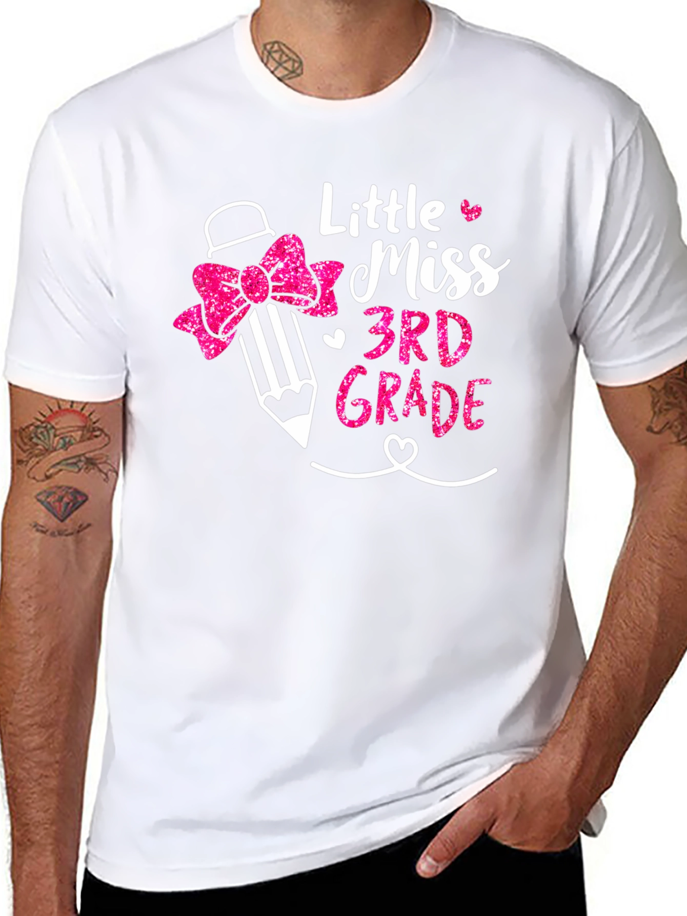 Little Miss 3rd Grade T-Shirt Back to School Outfit