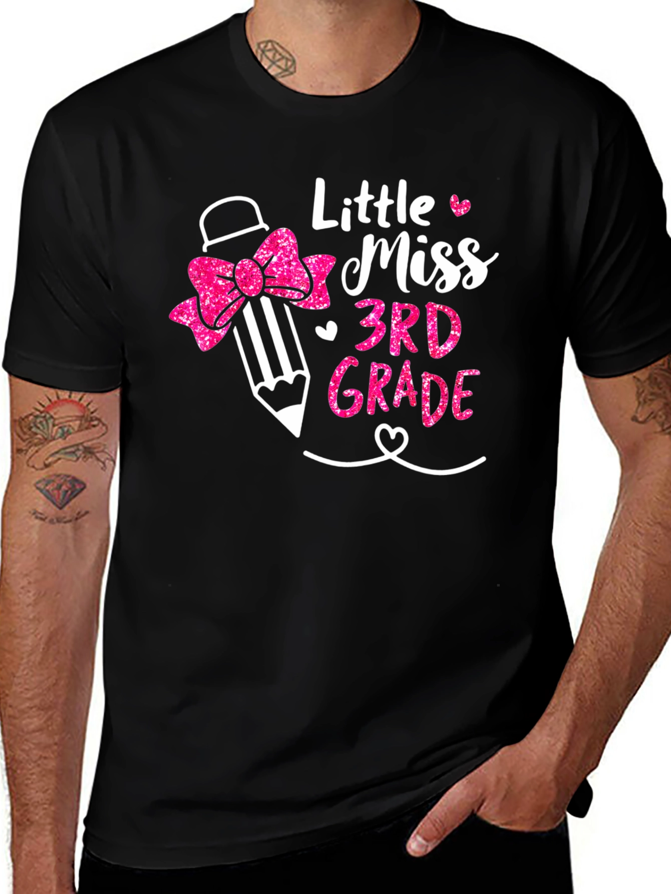 Little Miss 3rd Grade T-Shirt Back to School Outfit