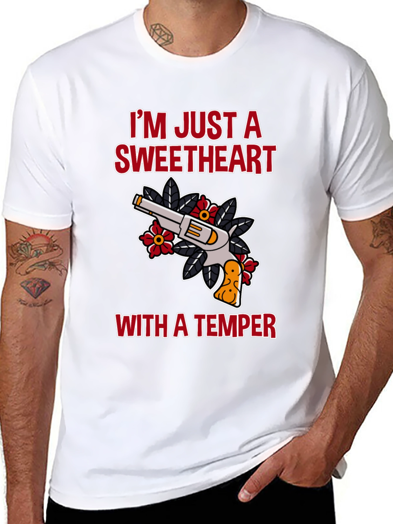 Sweetheart Temper Gun Graphic Tee