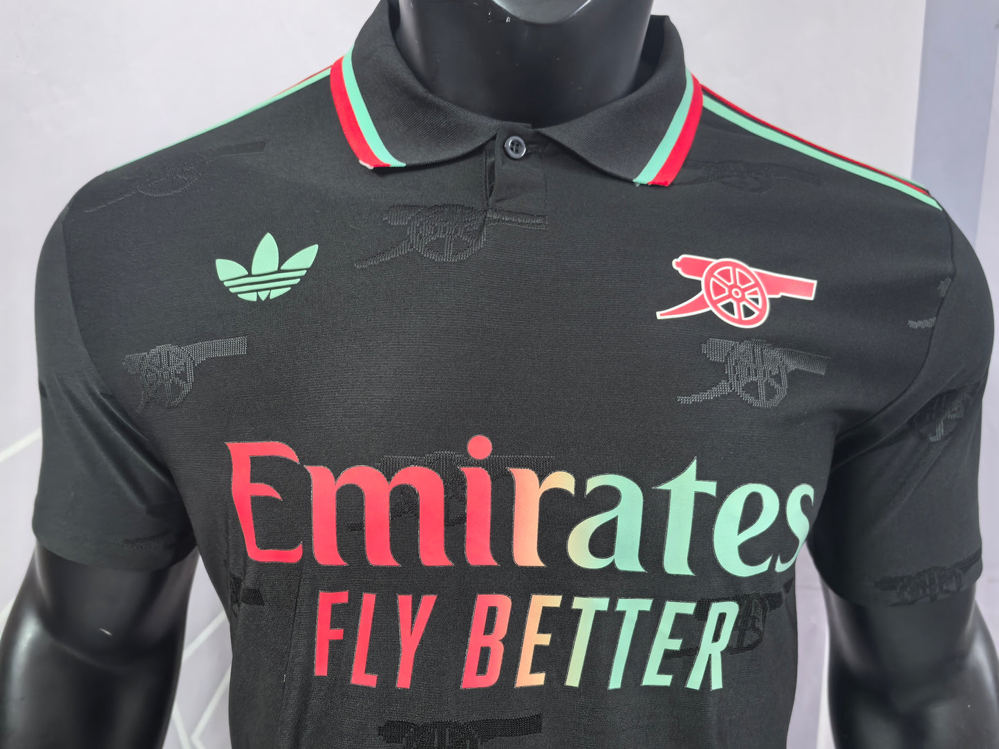 Arsenal Black Special Edition Custom Edition Soccer Jersey