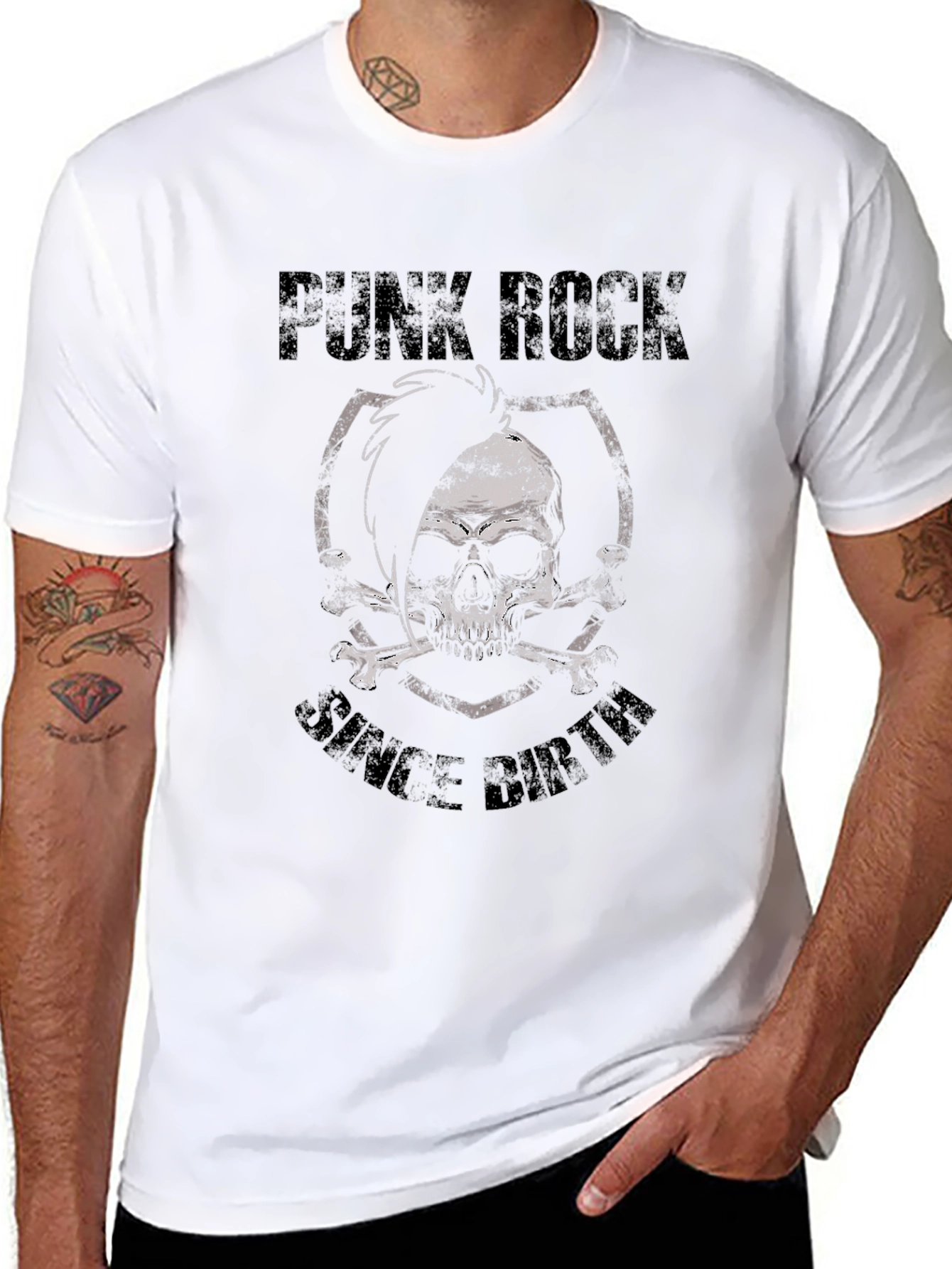 Punk Rock Since Birth Graphic Tee