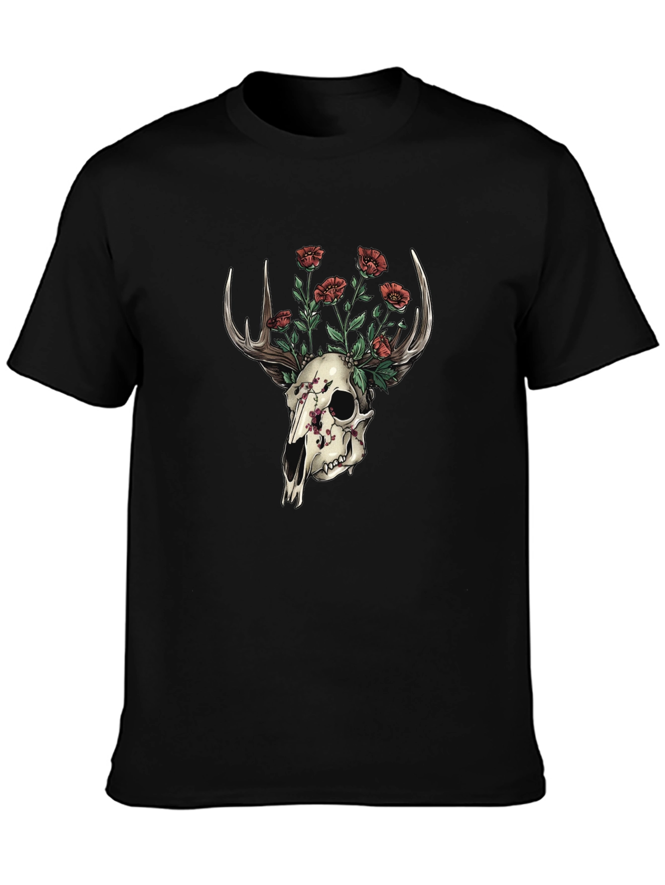 Skull & Antlers Graphic Tee