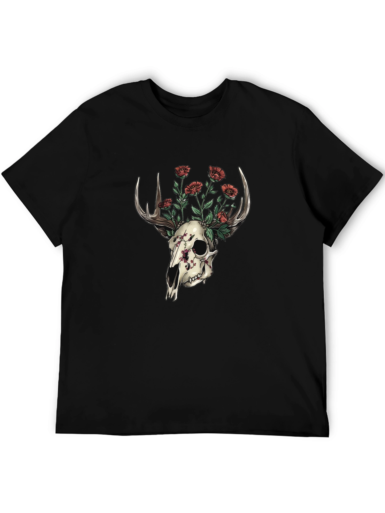 Skull & Antlers Graphic Tee