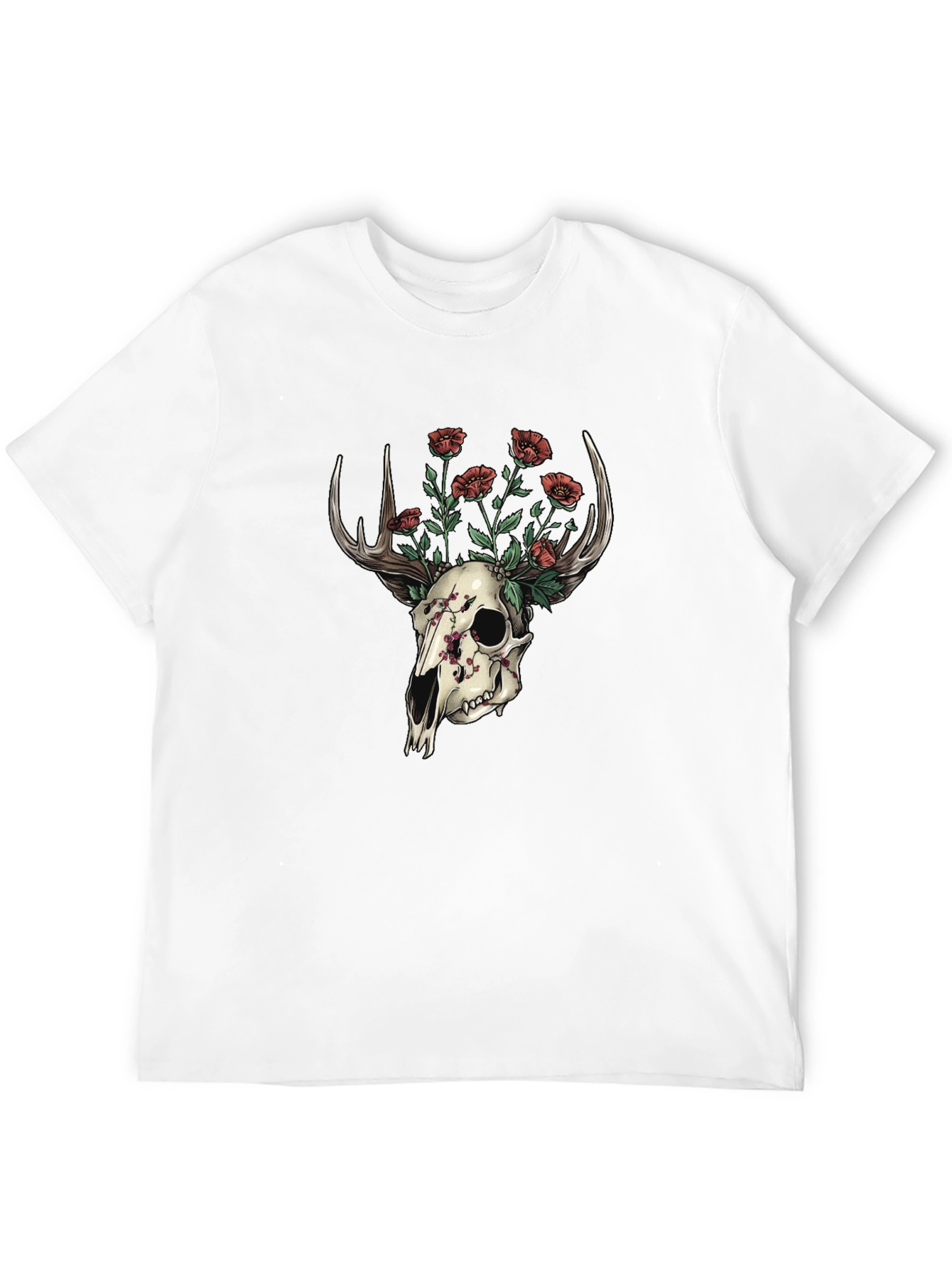 Skull & Antlers Graphic Tee