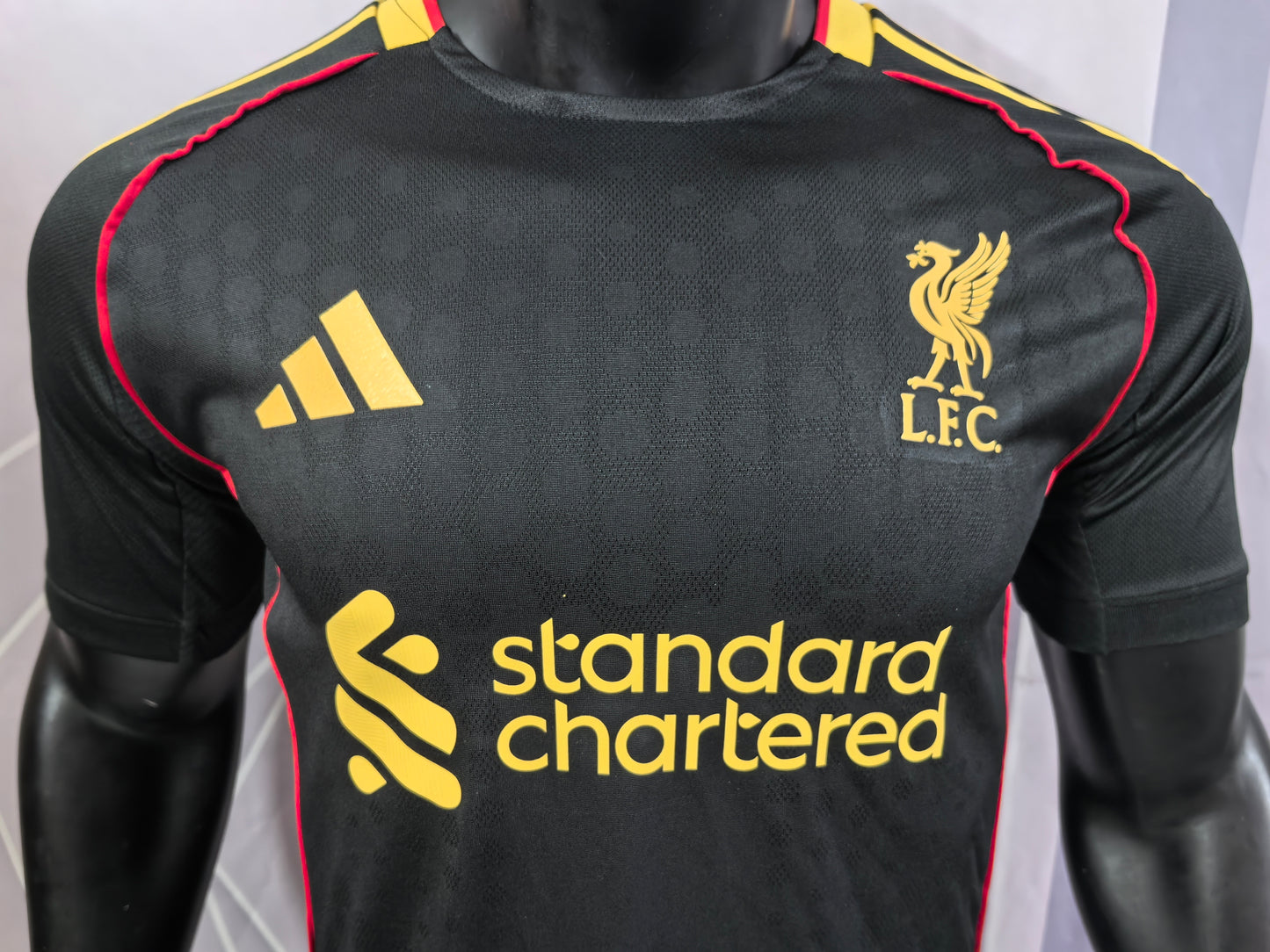 Liverpool 25-26 Black Player Version Soccer Jersey
