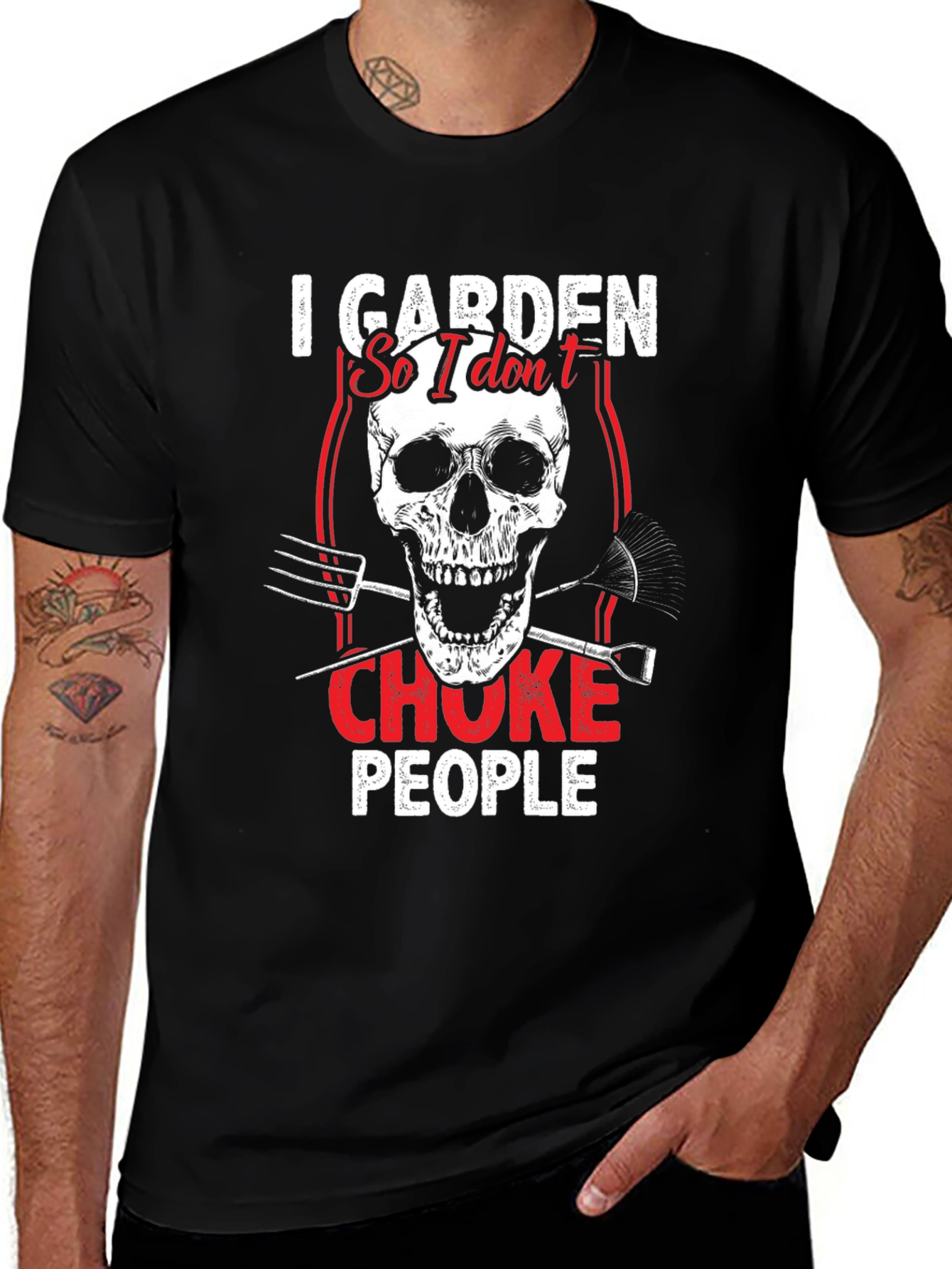 I Garden So I Dont Choke People T-Shirt