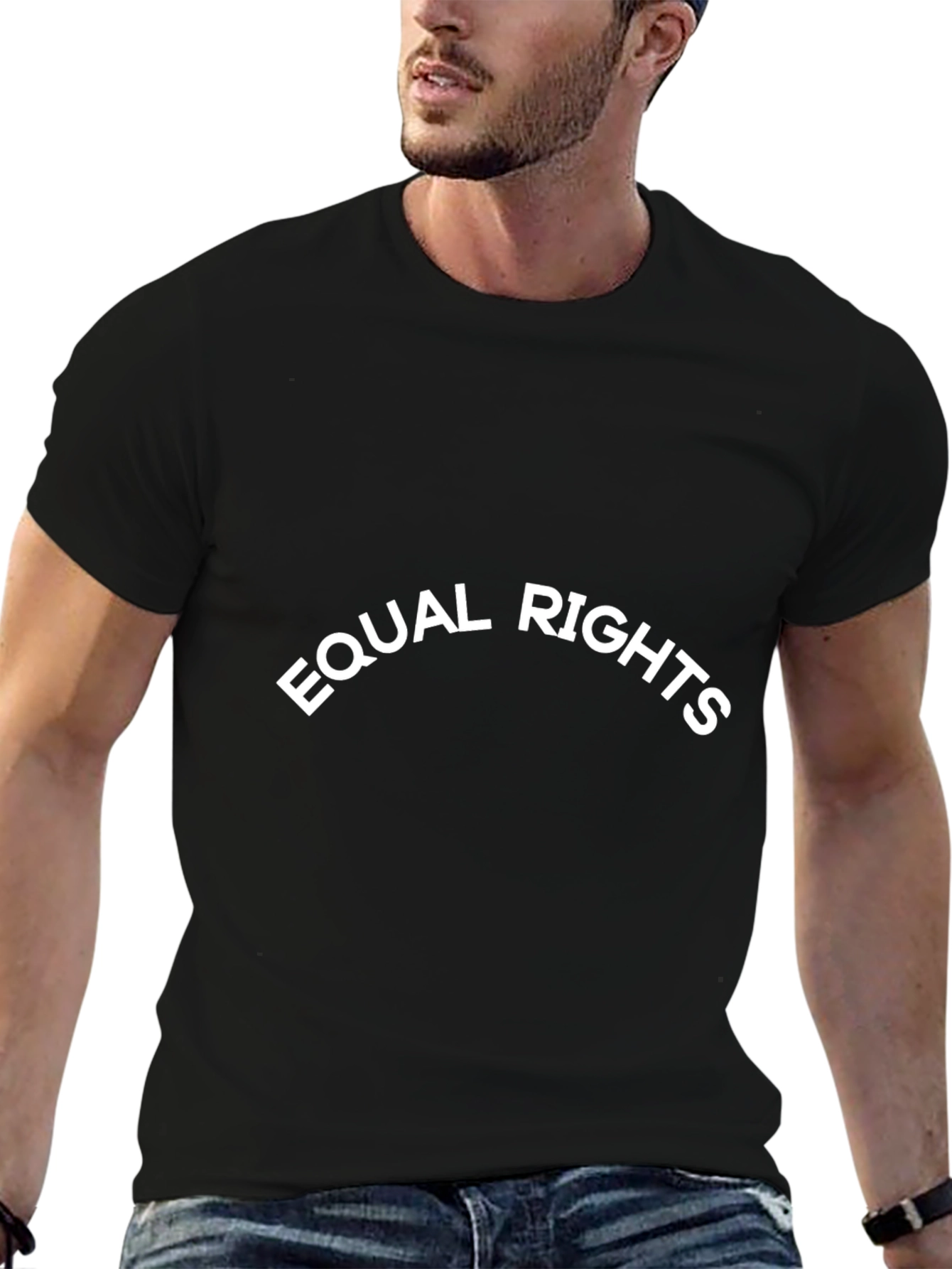 Equal Rights Black T-Shirt - Bold Statement Tee
