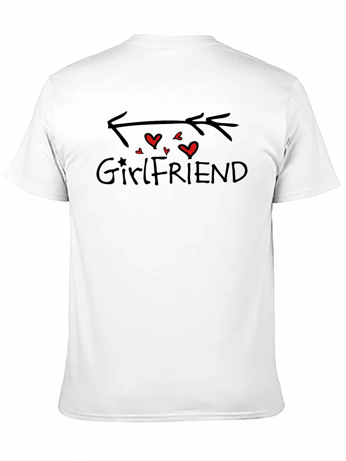 Girlfriend Arrow Heart Graphic T-Shirt