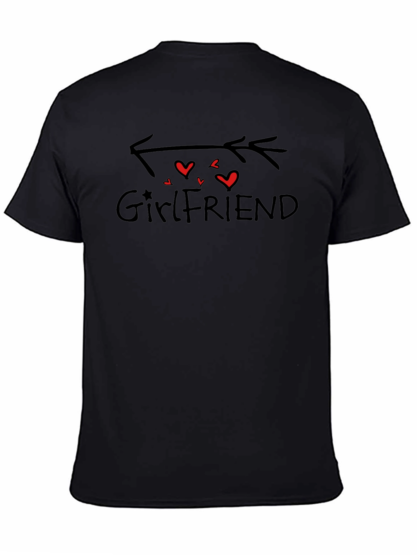 Girlfriend Arrow Heart Graphic T-Shirt