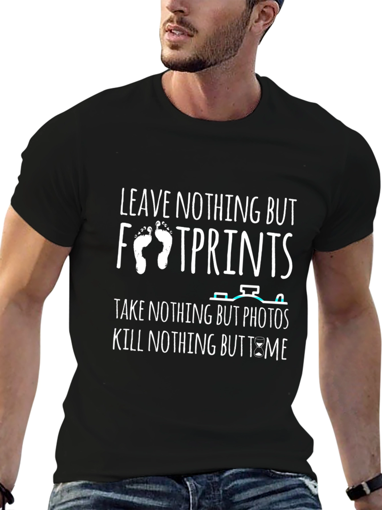 Leave Nothing But Footprints Graphic T-Shirt