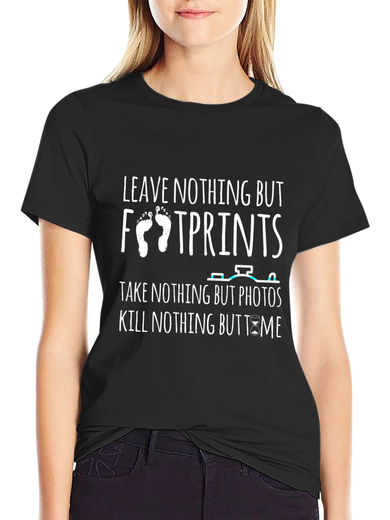 Leave Nothing But Footprints Graphic T-Shirt