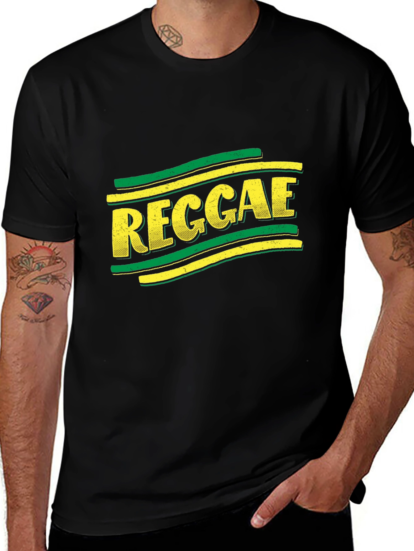 Reggae Style Black T-Shirt