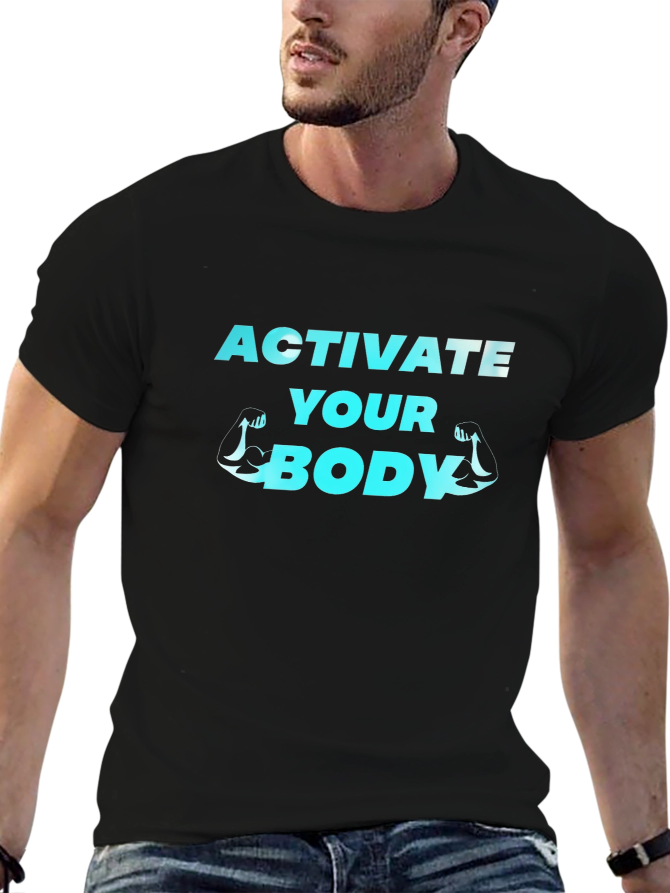 Activate Your Body Black T-Shirt