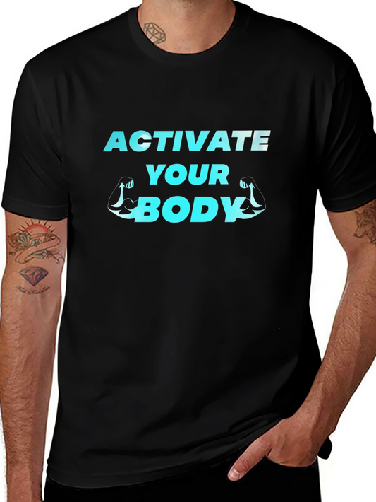 Activate Your Body Black T-Shirt