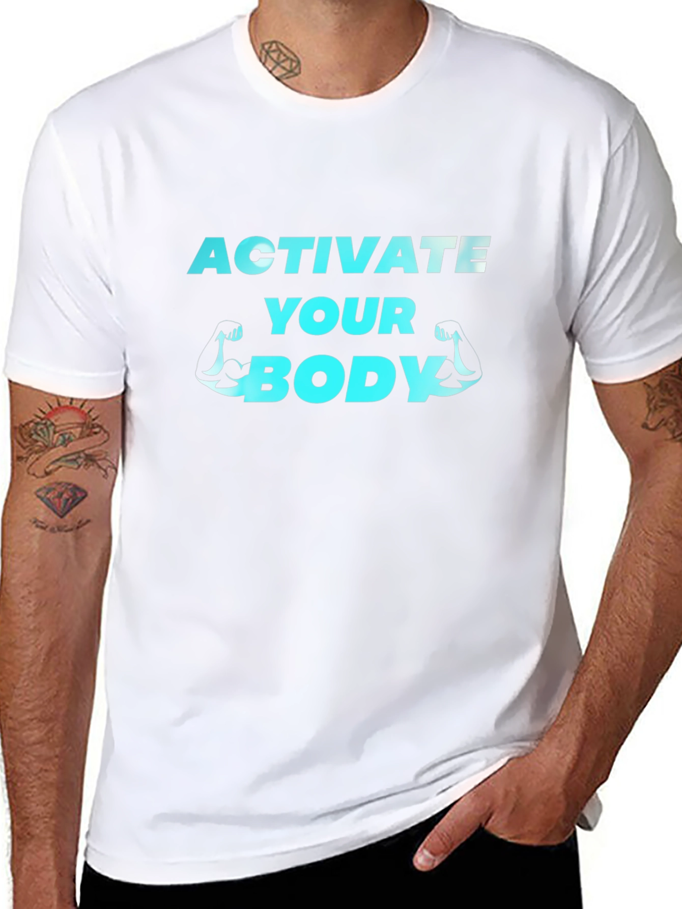 Activate Your Body Black T-Shirt