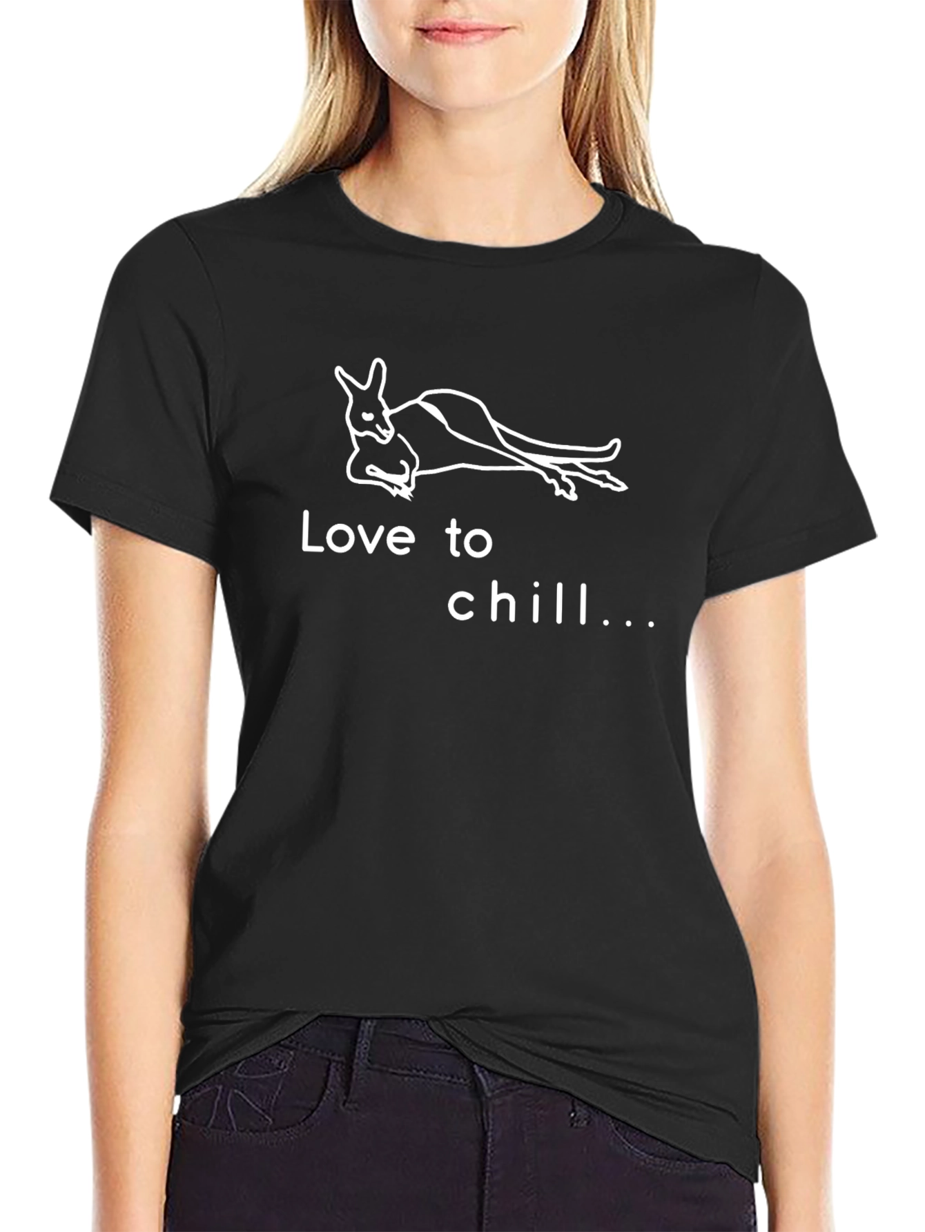 Chill Kangaroo Graphic T-Shirt