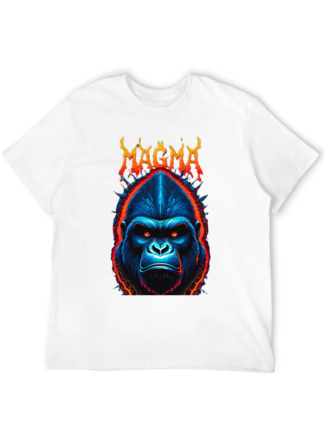 Magma Gorilla Graphic Tee - Bold Black T-Shirt
