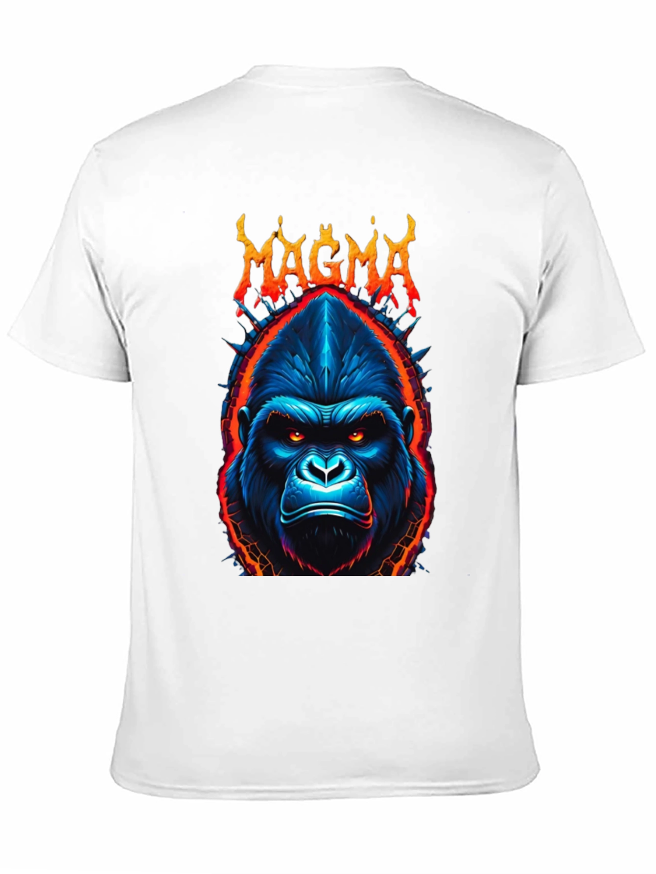Magma Gorilla Graphic Tee - Bold Black T-Shirt
