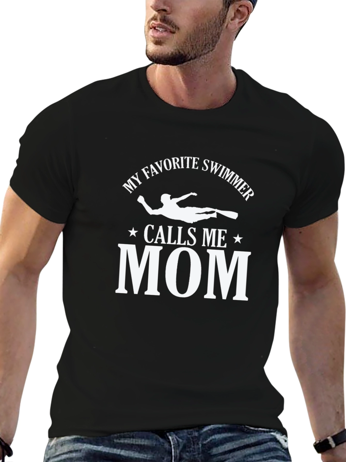 My Favorite Swimmer Calls Me Mom T-Shirt