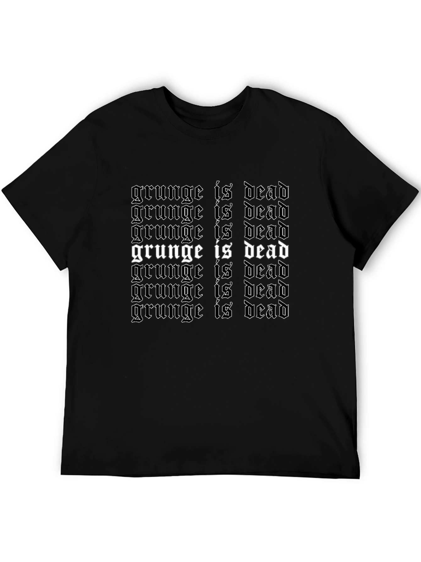 Grunge is Dead T-Shirt - Black Graphic Tee
