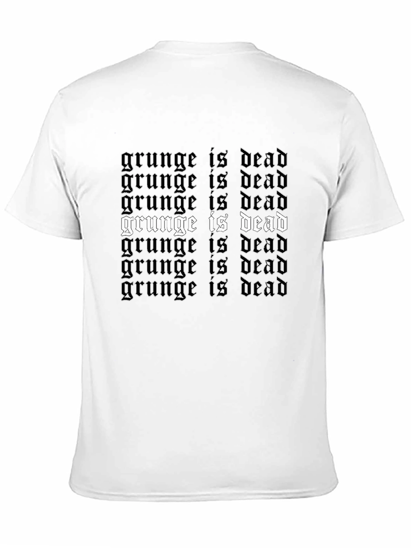 Grunge is Dead T-Shirt - Black Graphic Tee