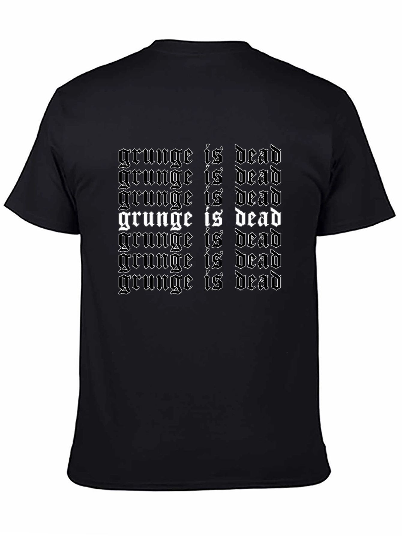Grunge is Dead T-Shirt - Black Graphic Tee