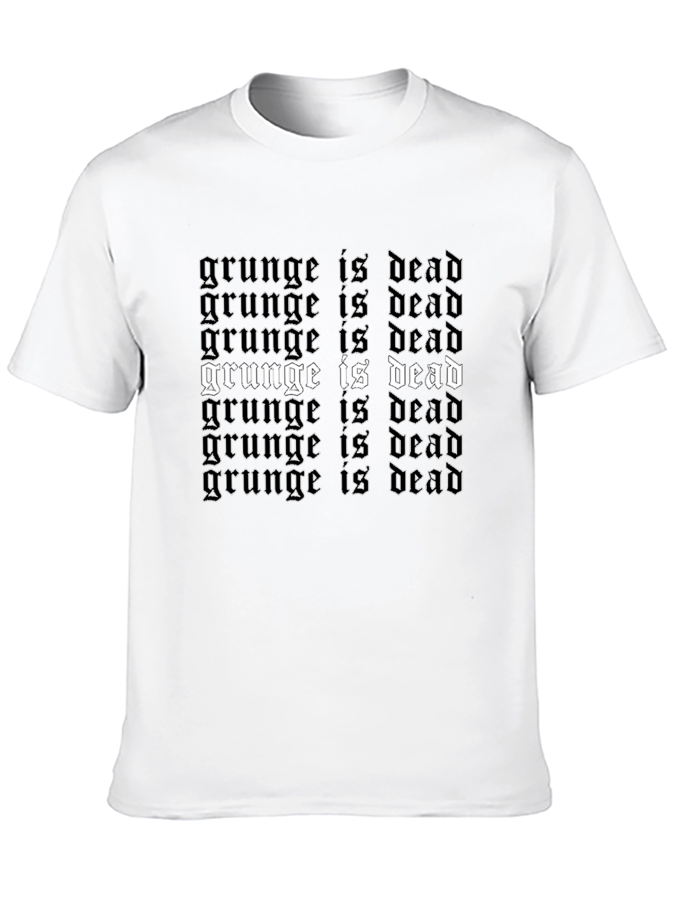Grunge is Dead T-Shirt - Black Graphic Tee