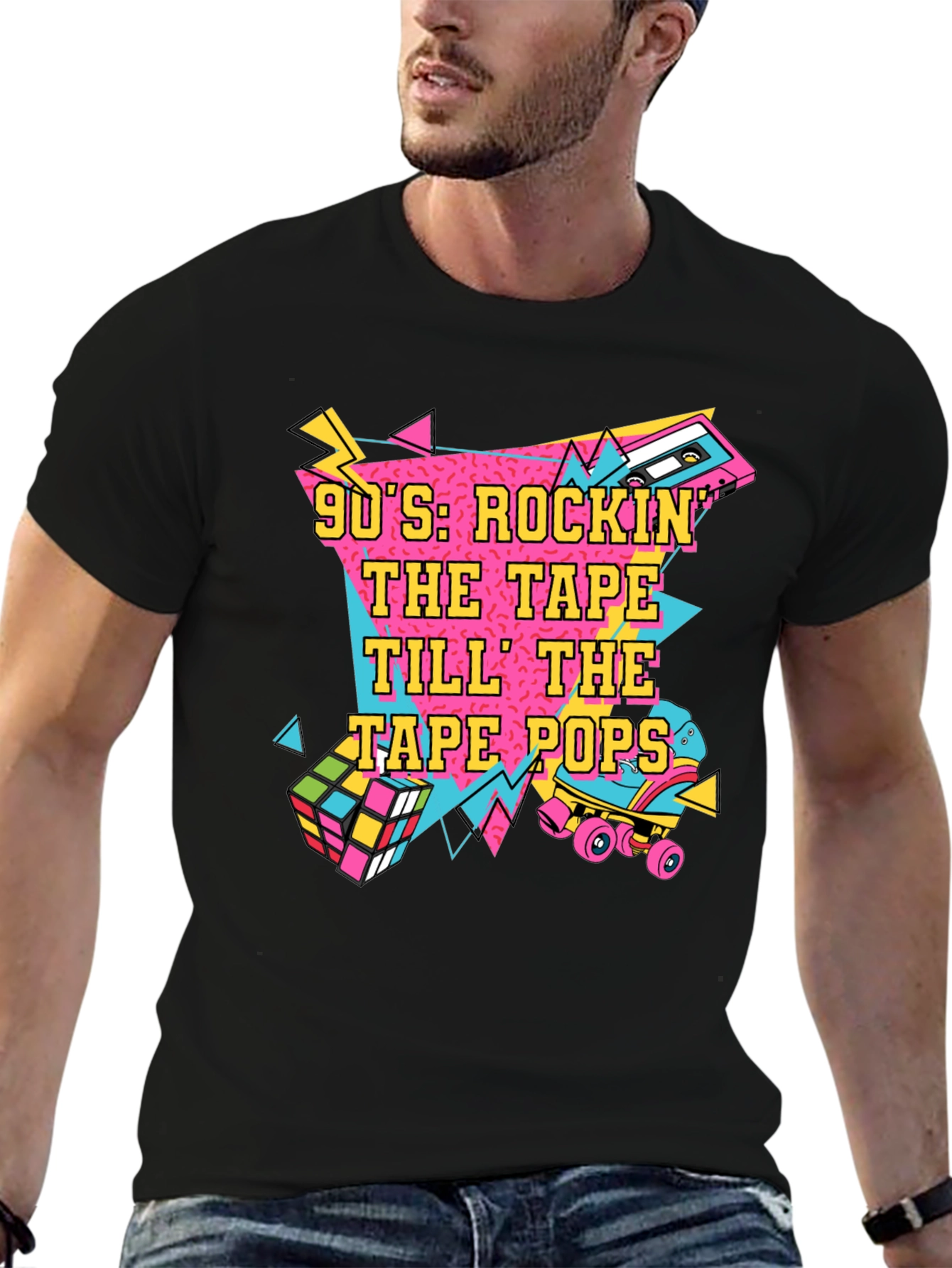 90s Rockin The Tape Graphic Tee