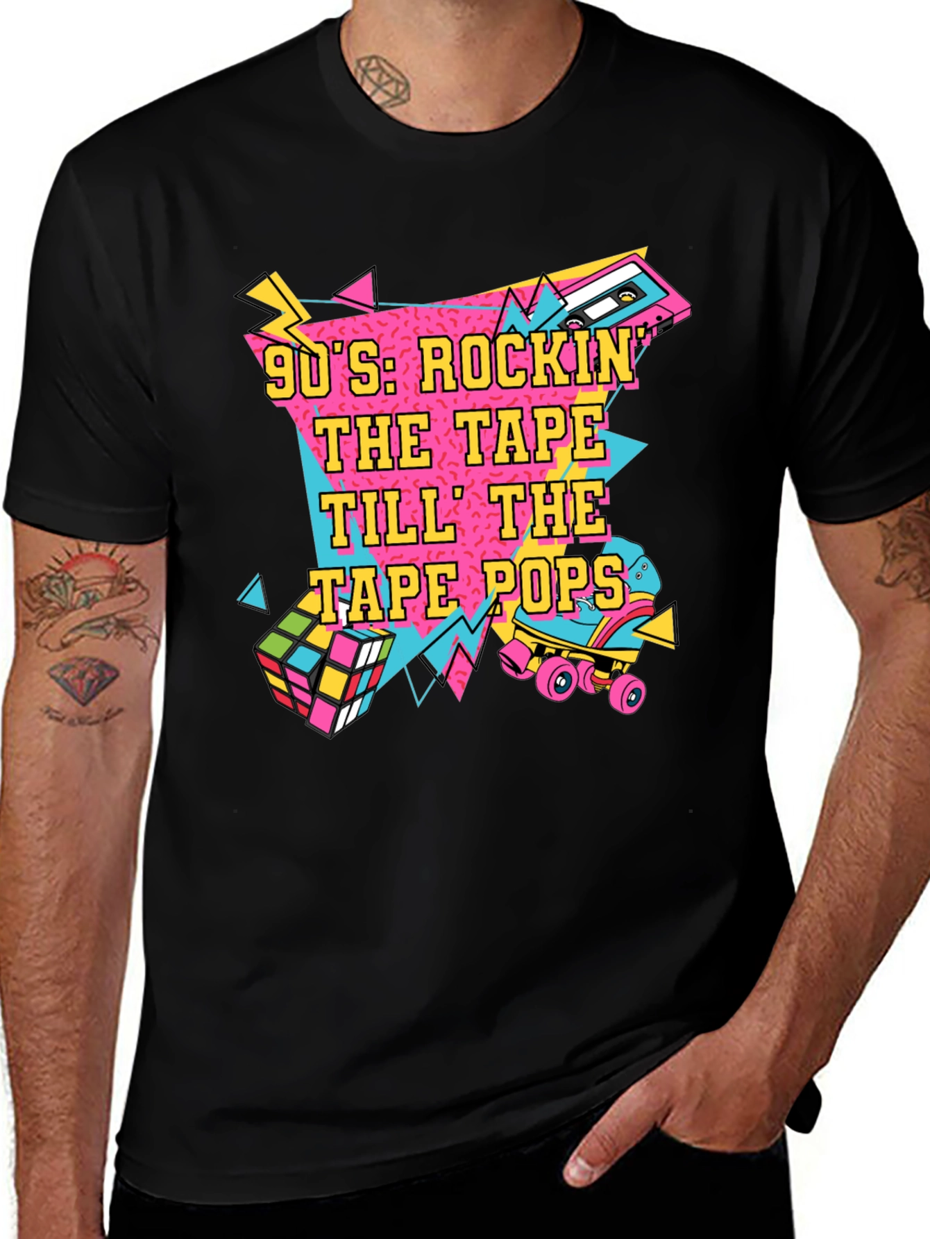 90s Rockin The Tape Graphic Tee
