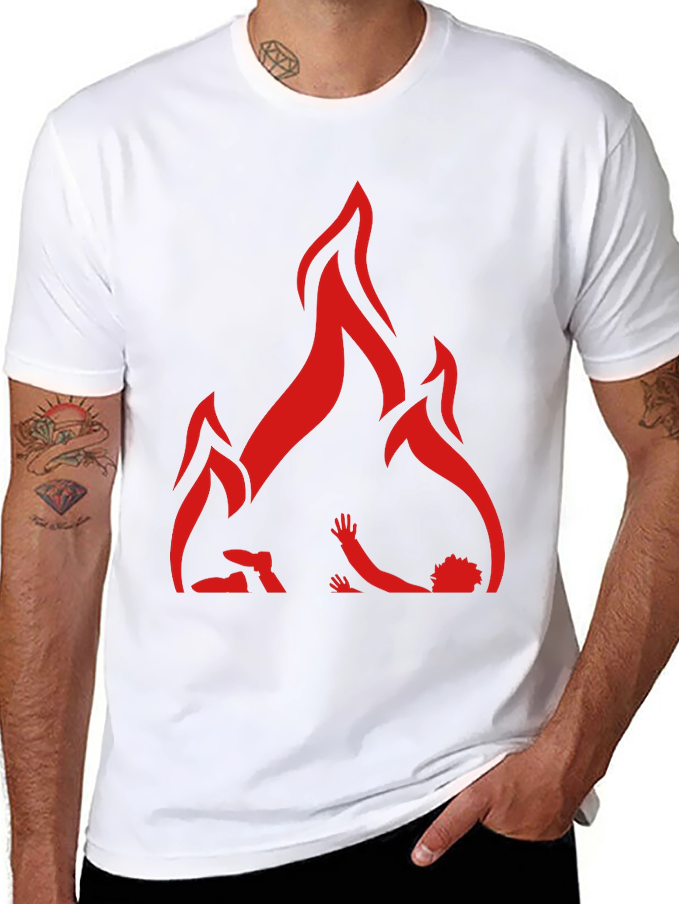 Inferno Graphic Tee - Black
