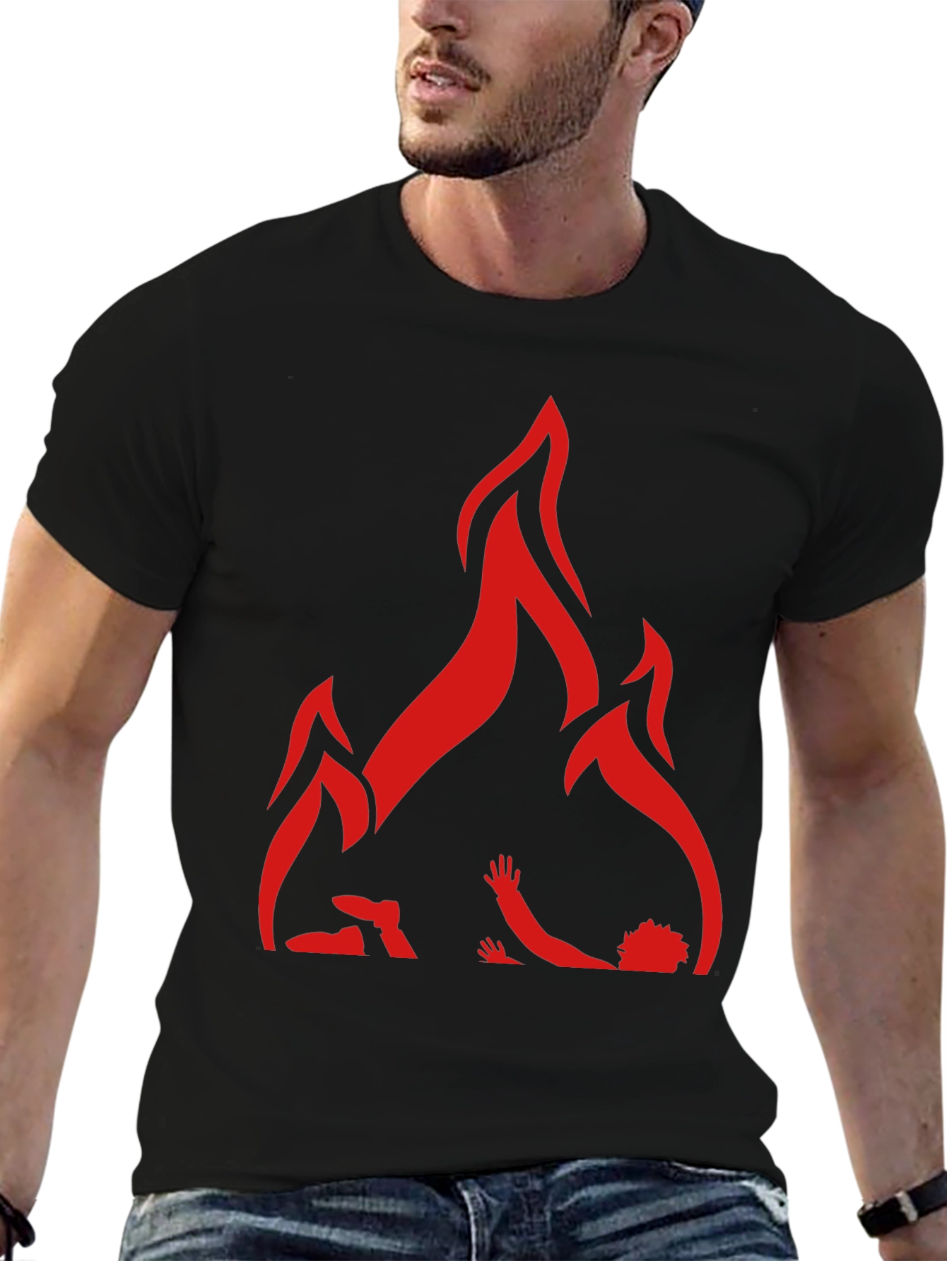Inferno Graphic Tee - Black