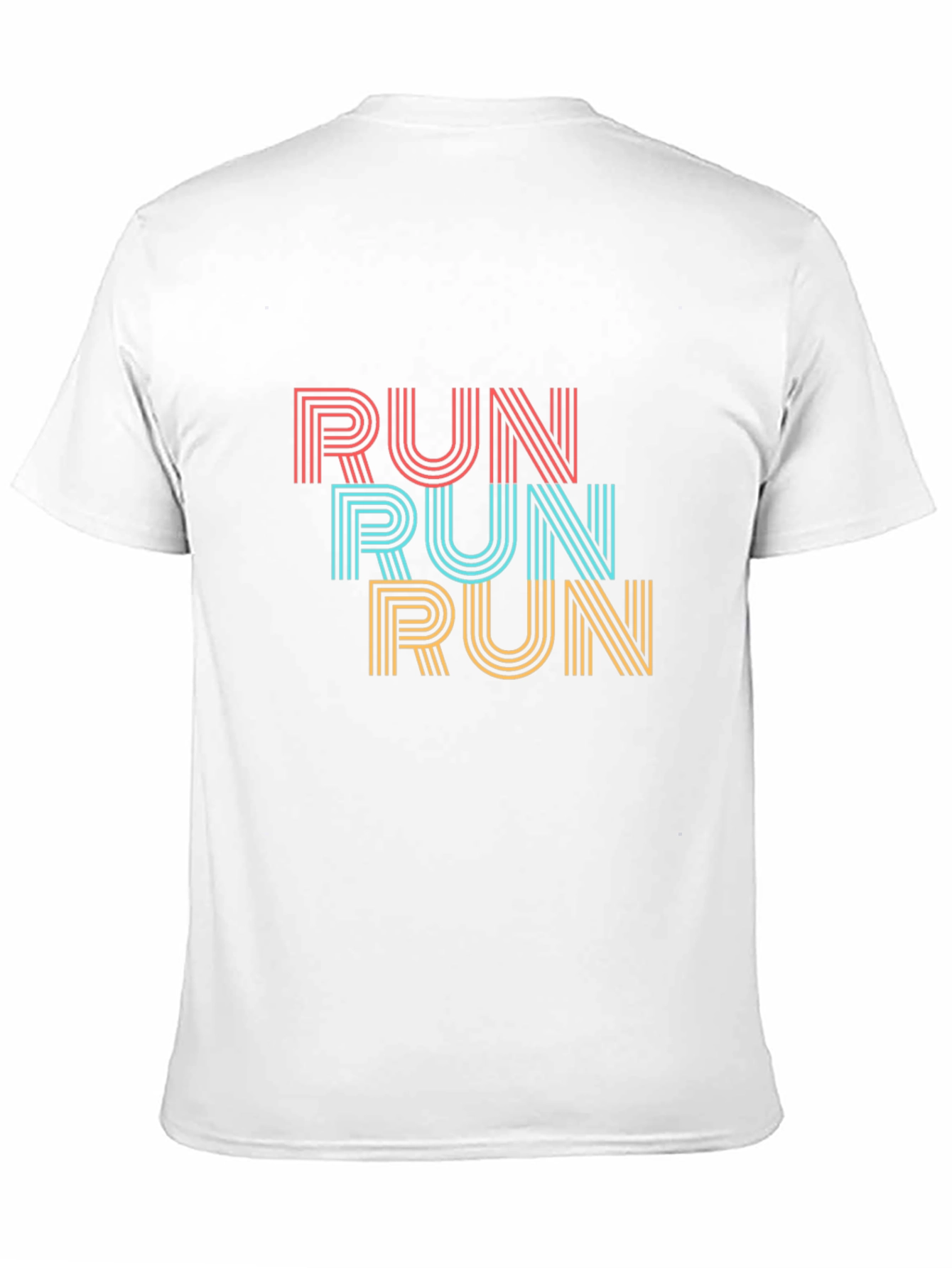Retro RUN Graphic Tee - Stylish Activewear