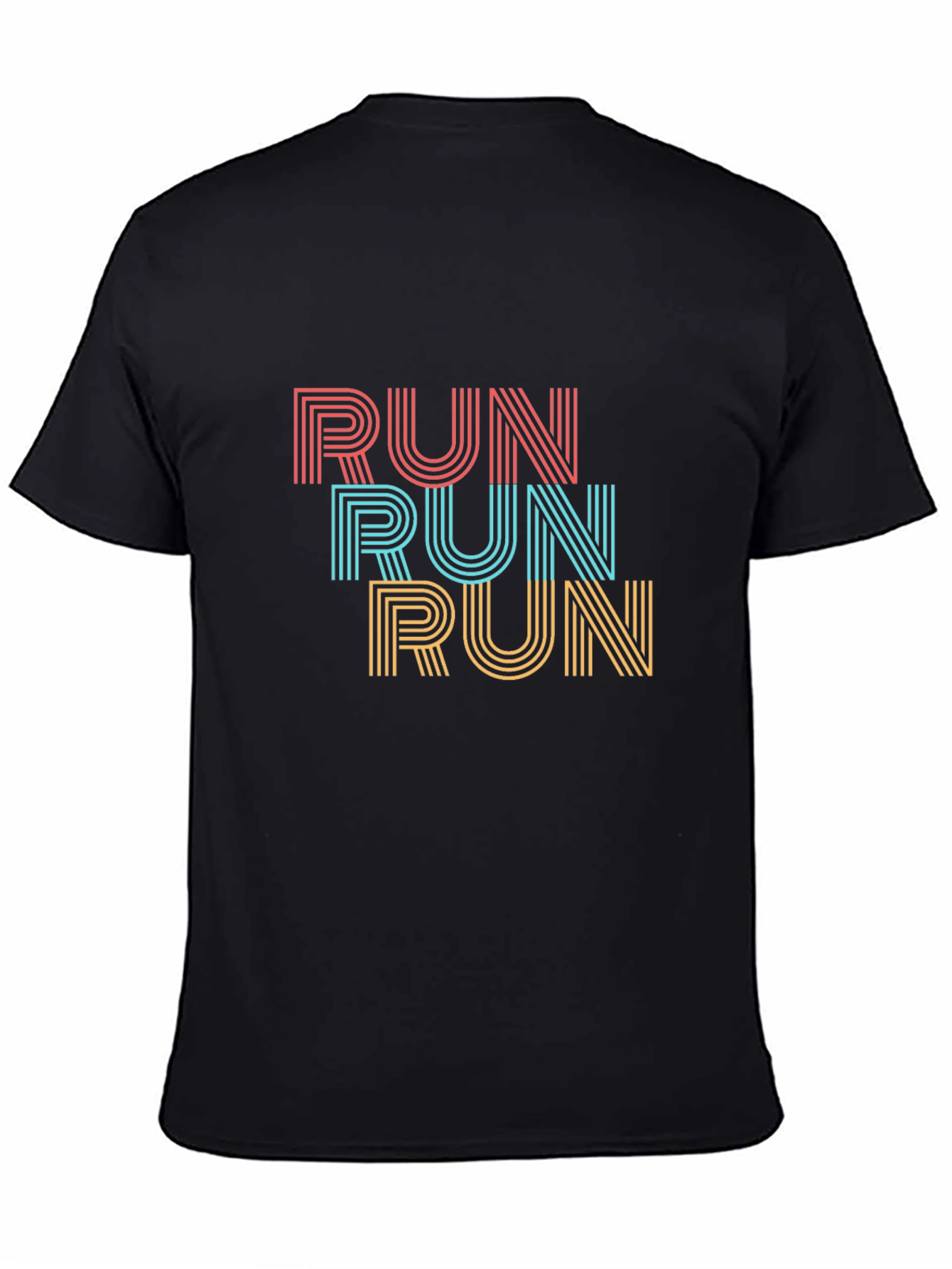 Retro RUN Graphic Tee - Stylish Activewear
