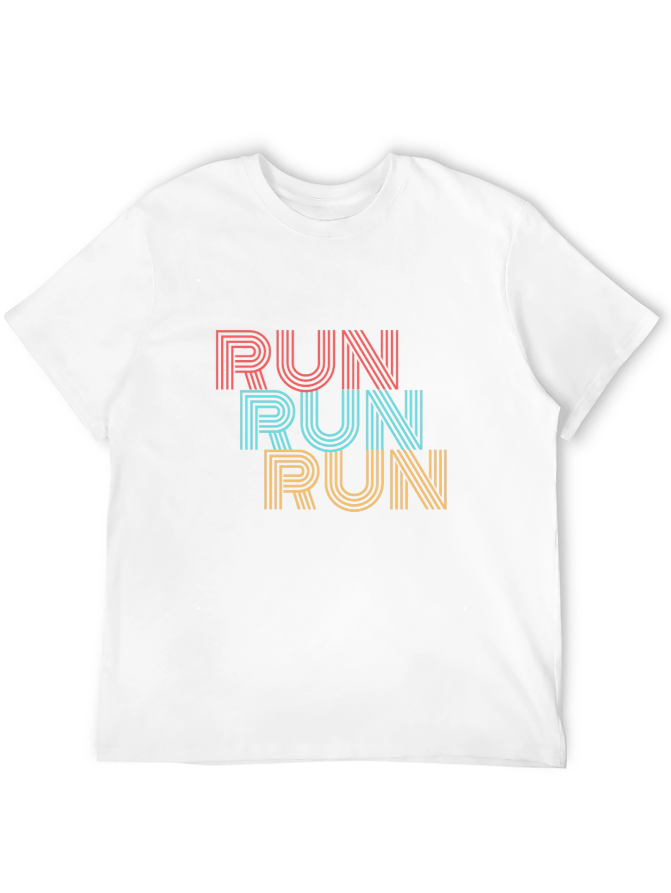 Retro RUN Graphic Tee - Stylish Activewear