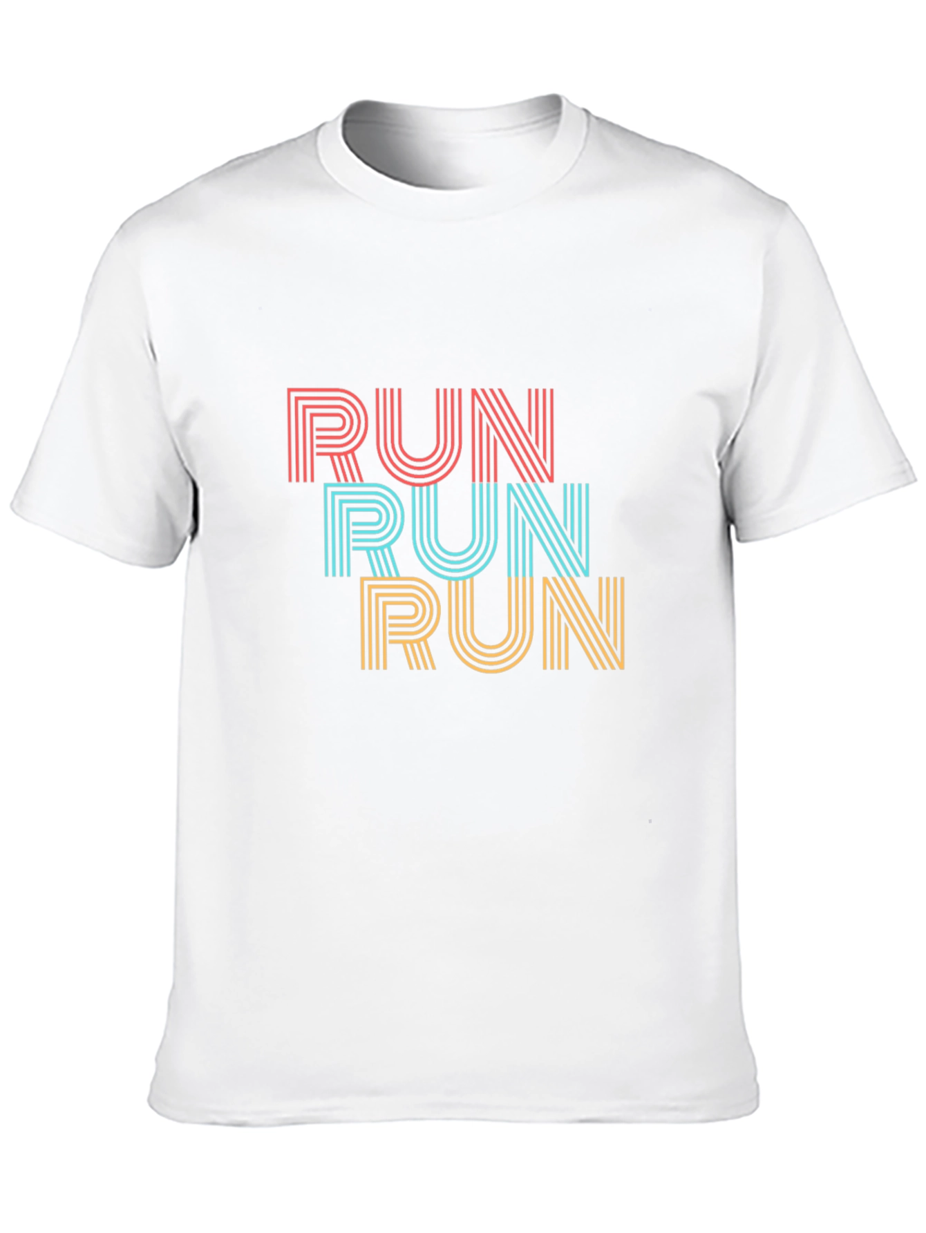 Retro RUN Graphic Tee - Stylish Activewear