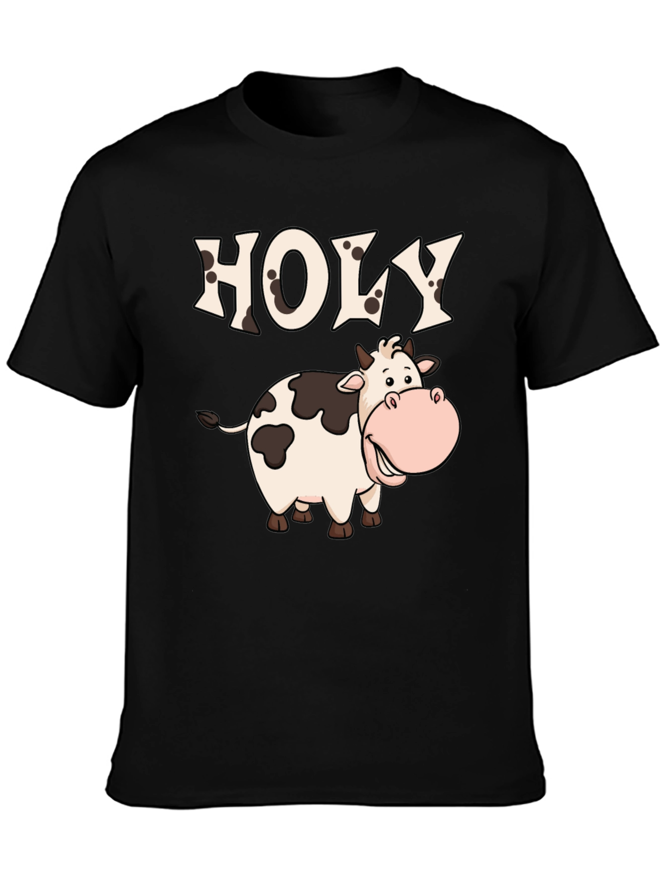 Holy Cow T-Shirt - Funny Cartoon Graphic Tee