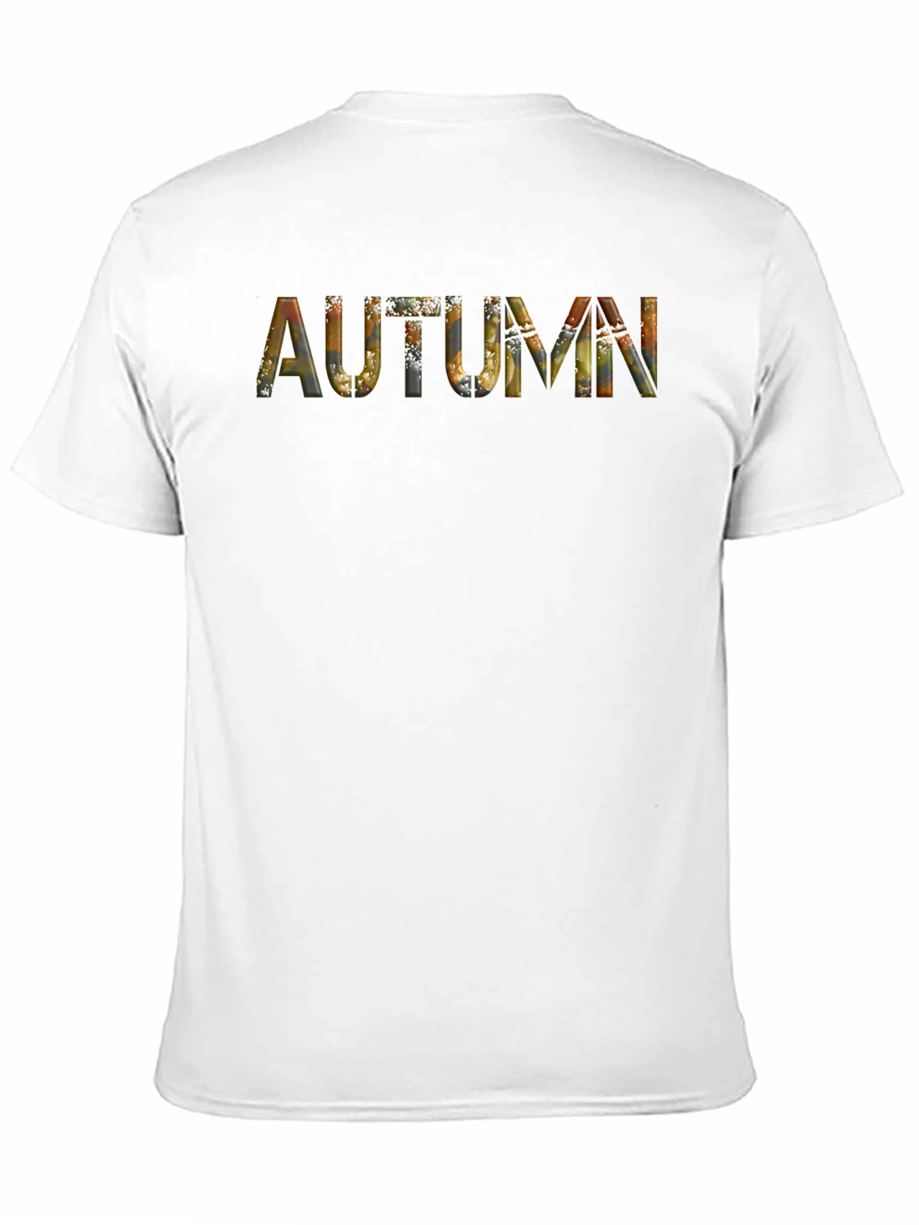 Autumn Leaves Graphic Black T-Shirt