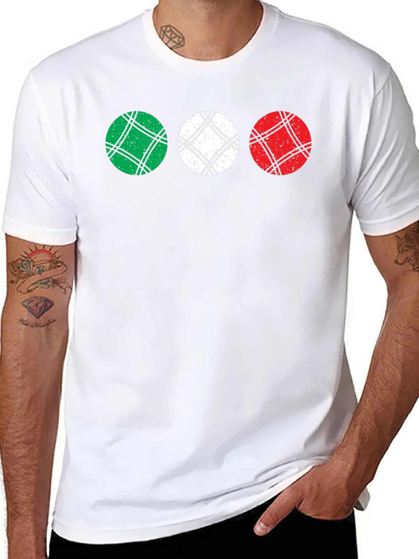 Italian Flag Balls T-Shirt