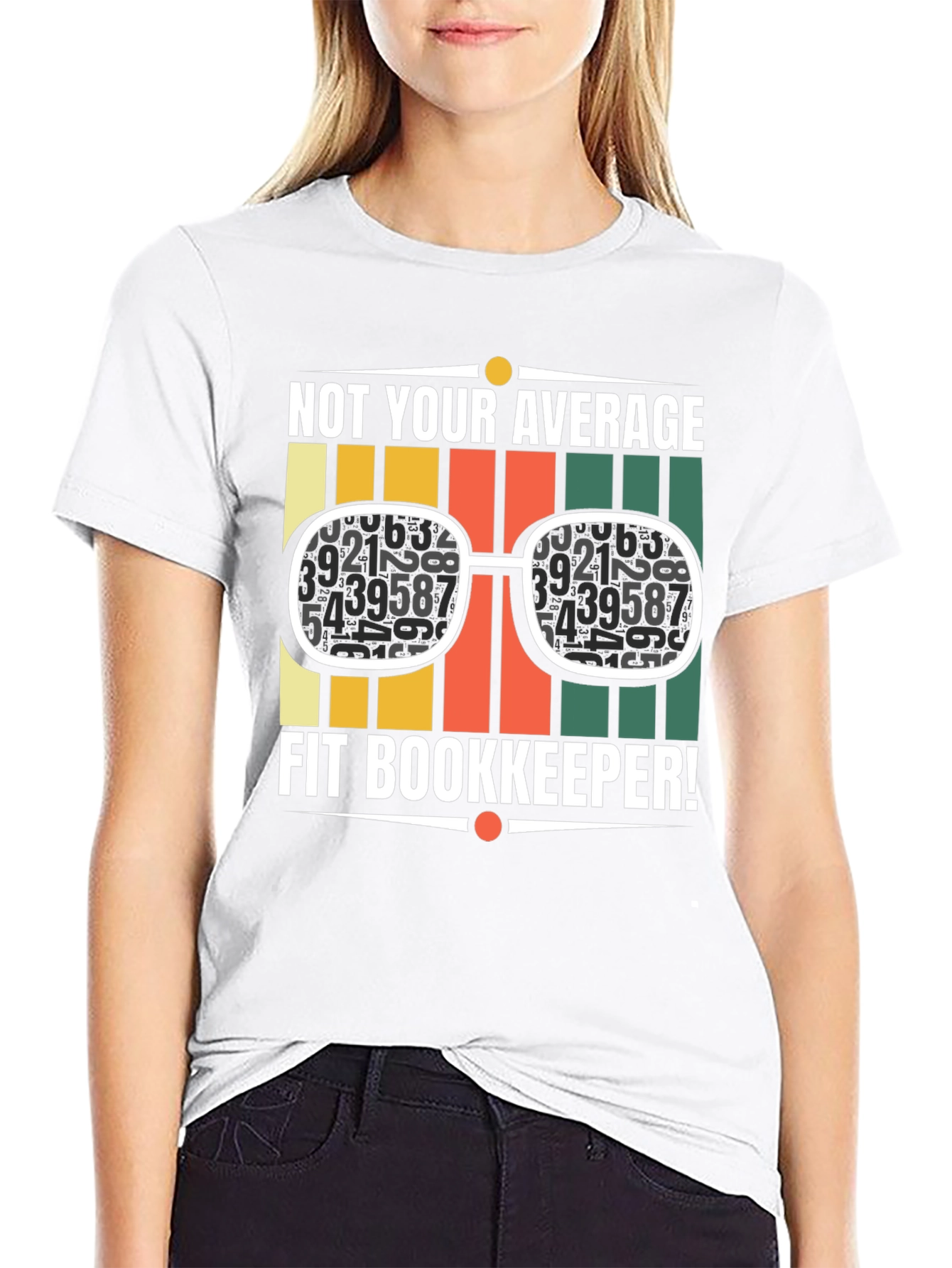 Not Your Average Fit Bookkeeper T-Shirt