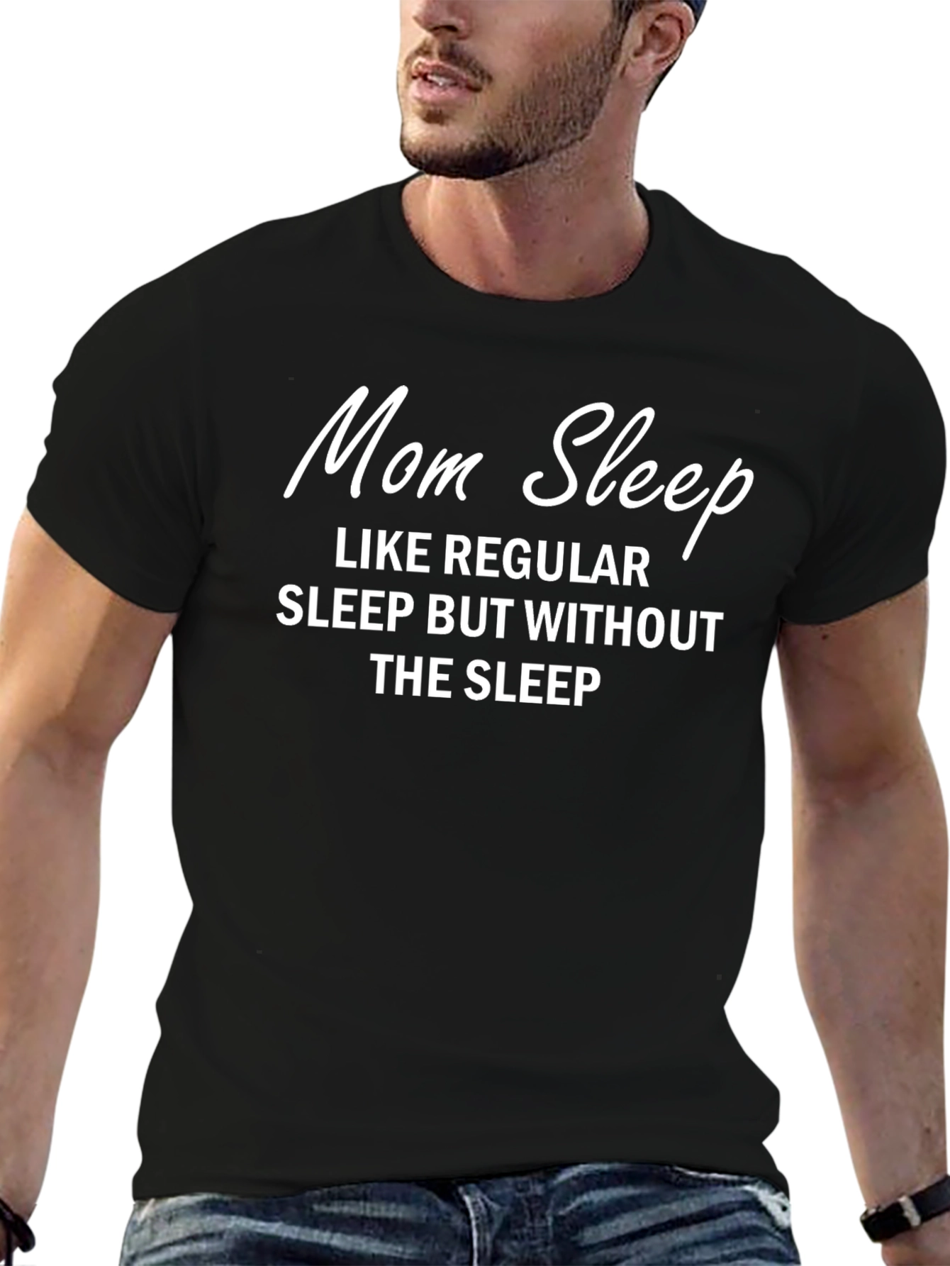 Mom Sleep T-Shirt Funny Motherhood Tee