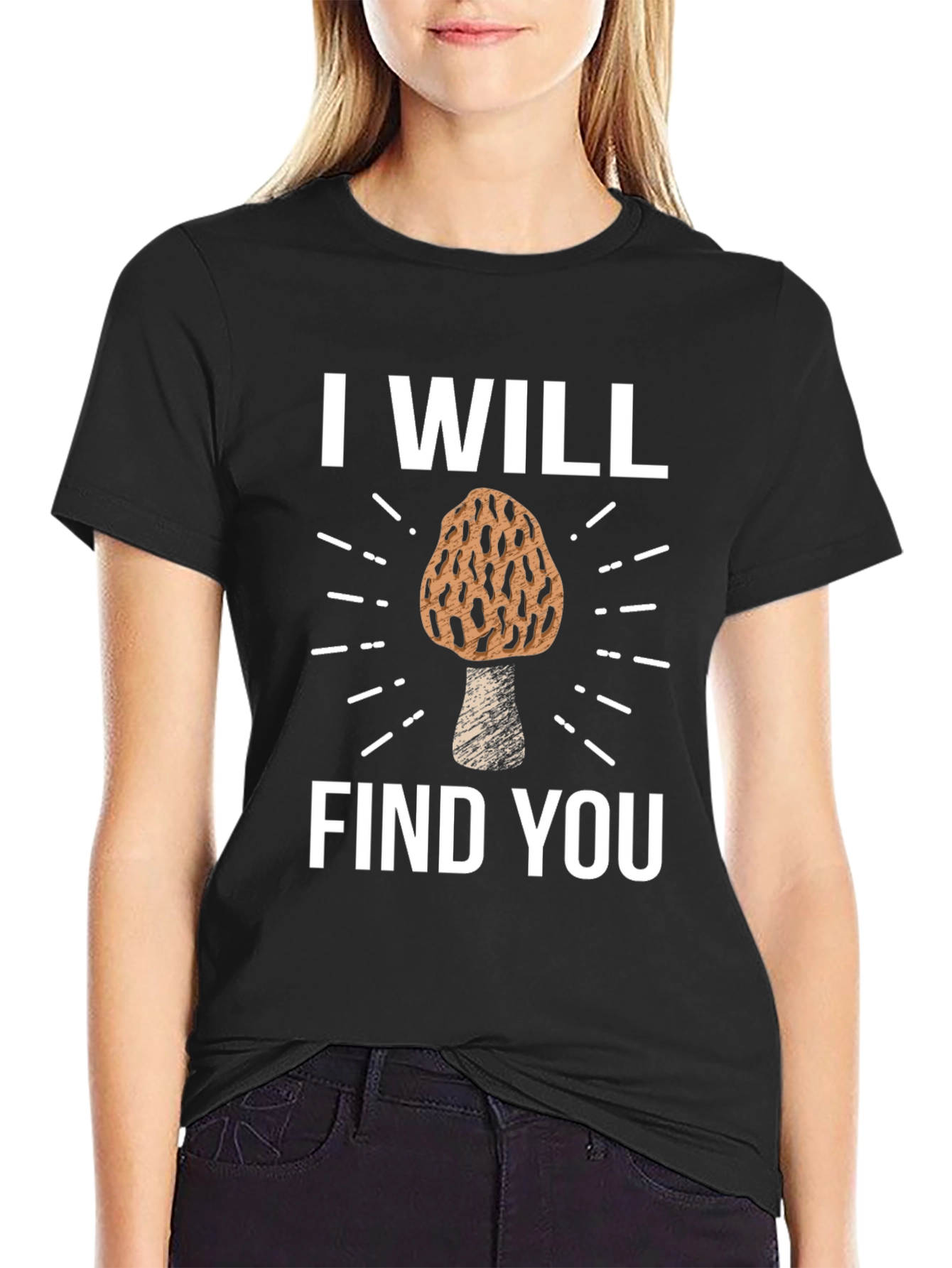 I Will Find You Morel Mushroom T-Shirt