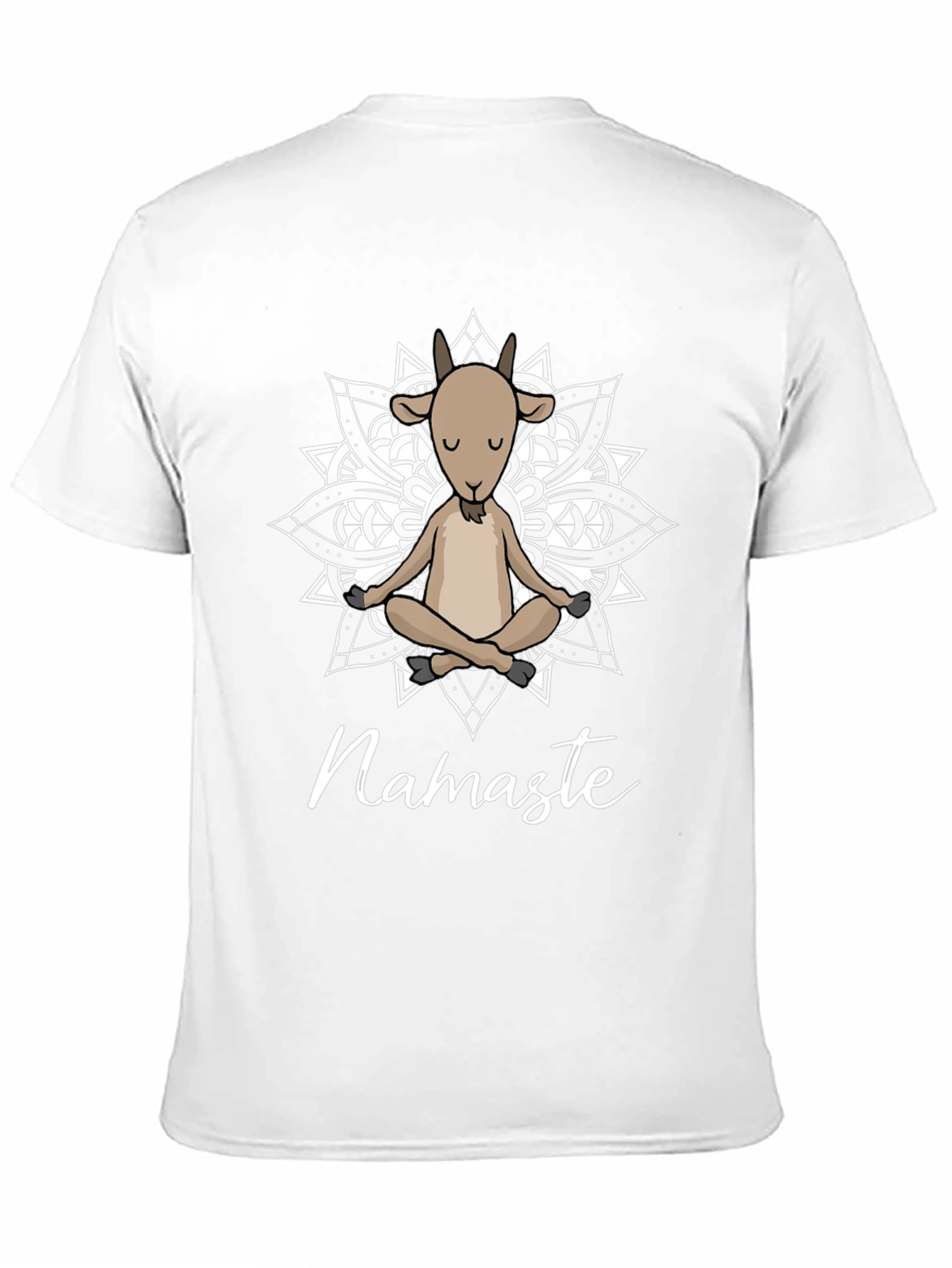 Goat Yoga Namaste Graphic T-Shirt