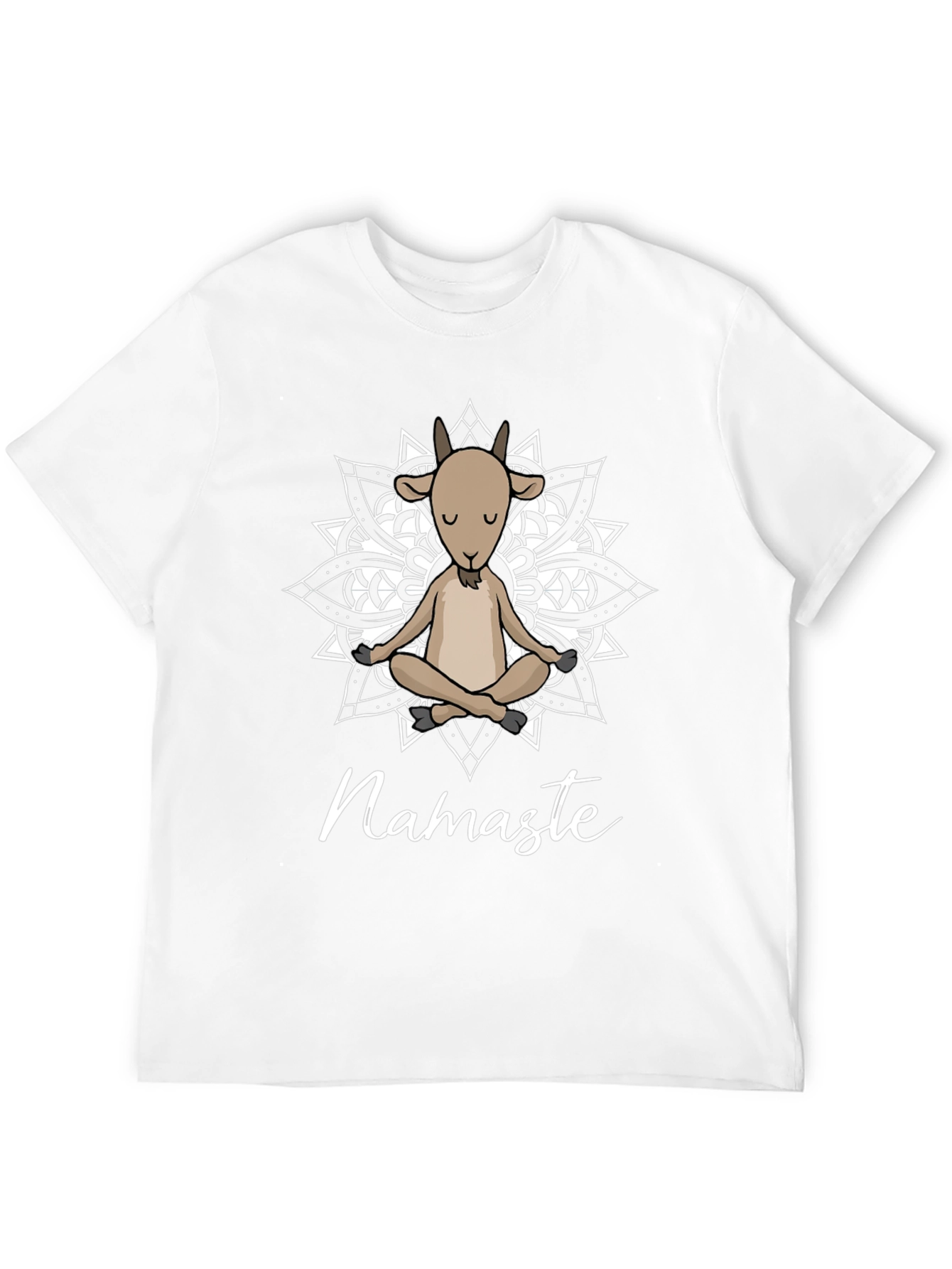 Goat Yoga Namaste Graphic T-Shirt