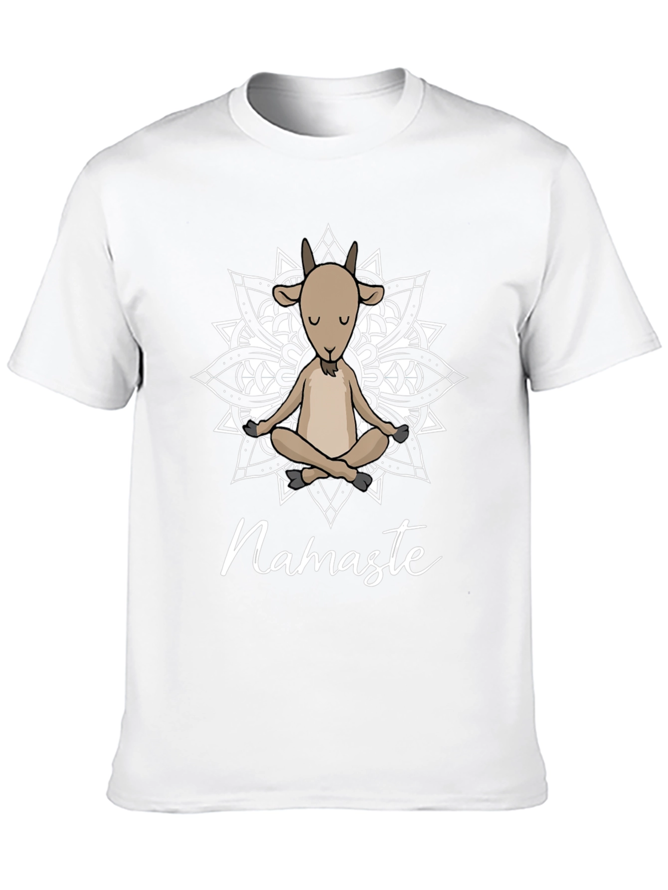 Goat Yoga Namaste Graphic T-Shirt