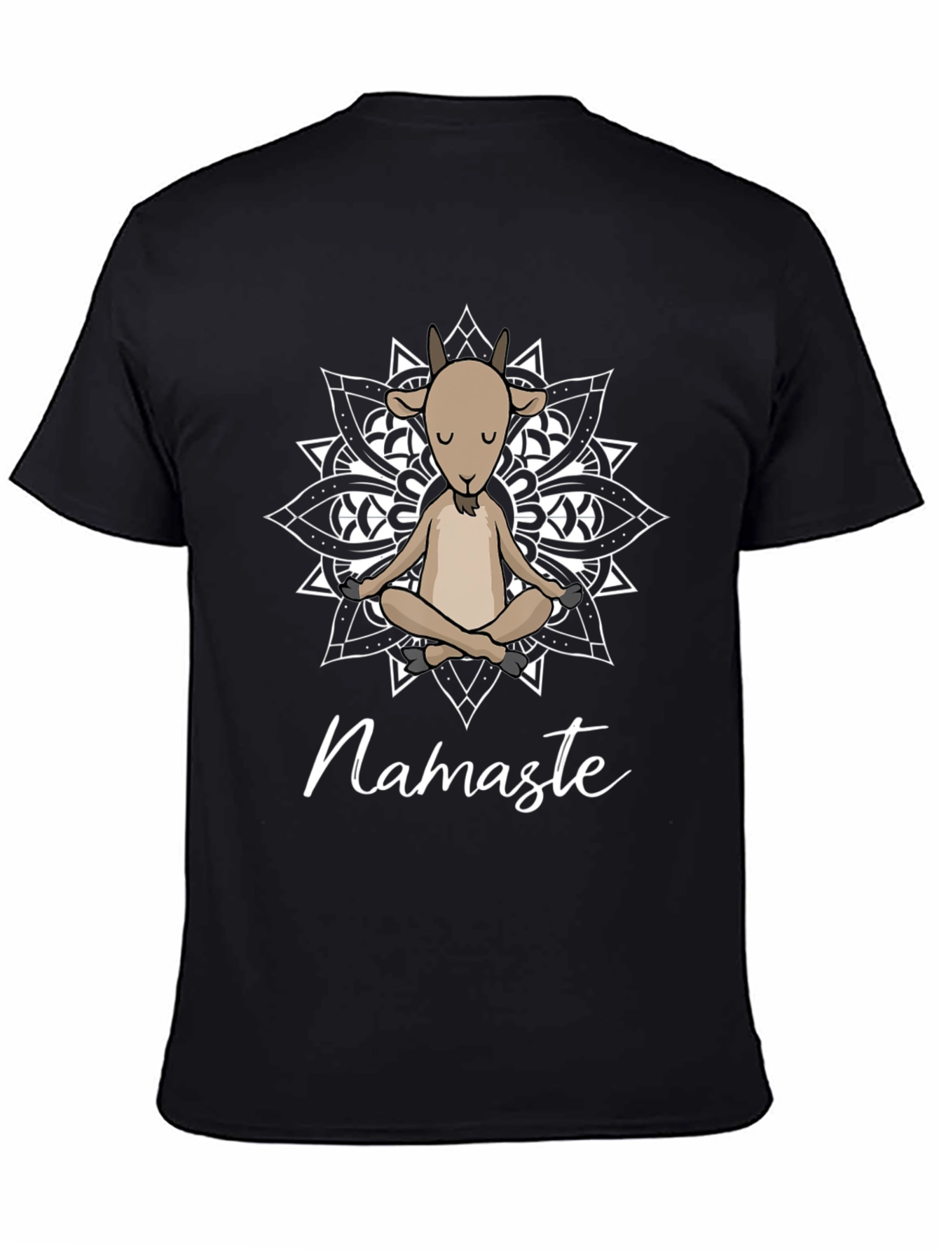 Goat Yoga Namaste Graphic T-Shirt
