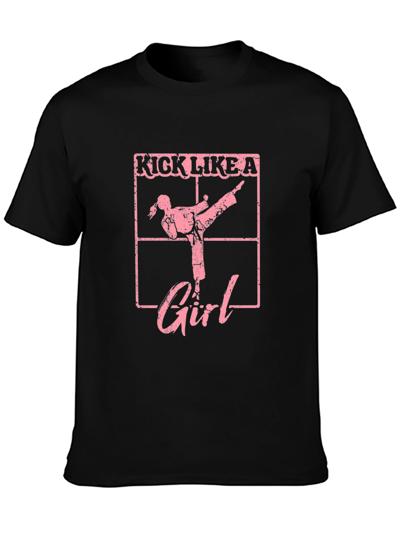 Kick Like a Girl T-Shirt - Martial Arts Tee