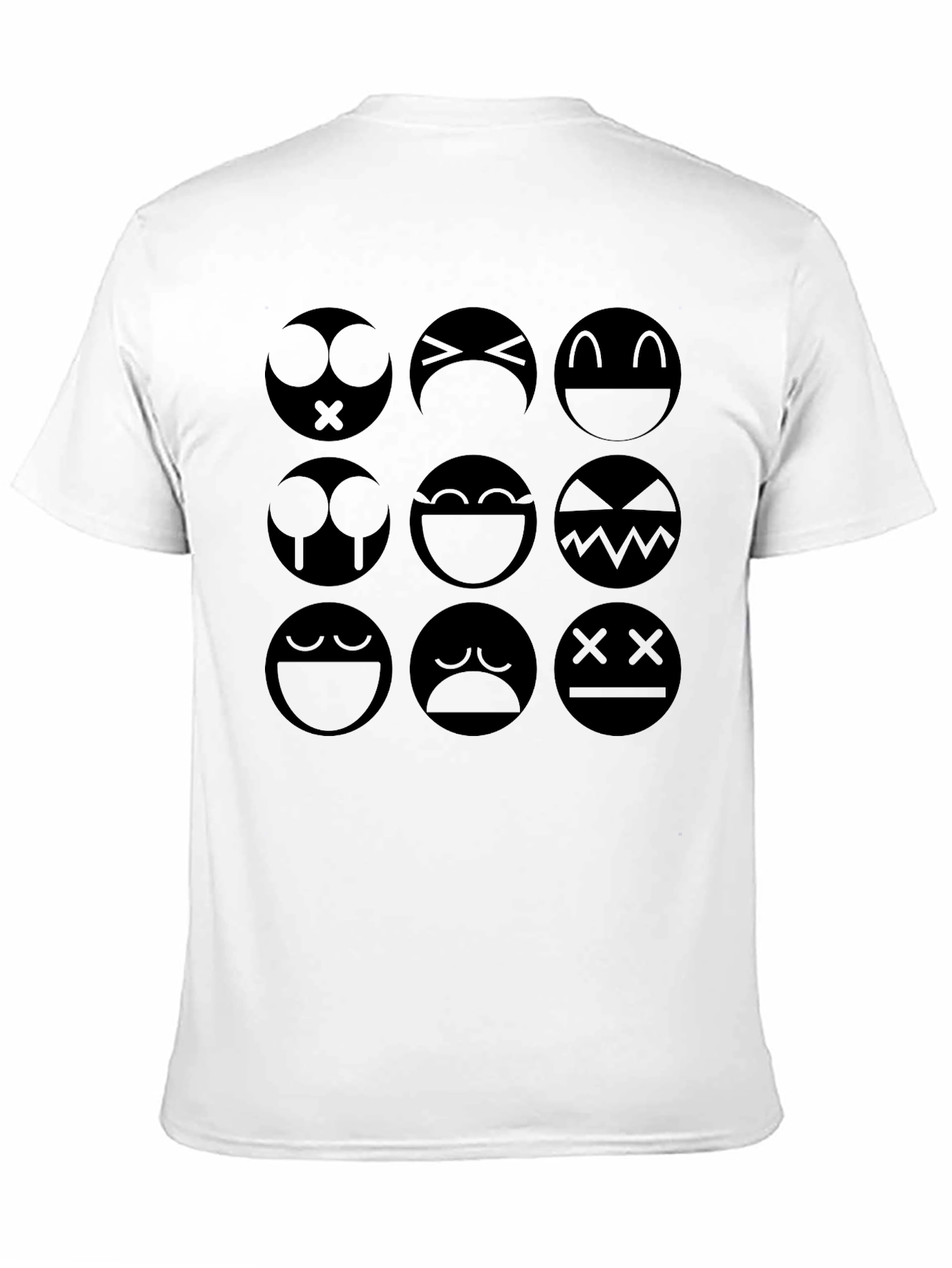 Expression Emoji T-Shirt - Black