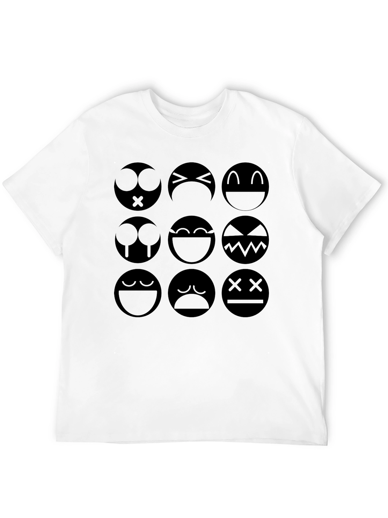 Expression Emoji T-Shirt - Black